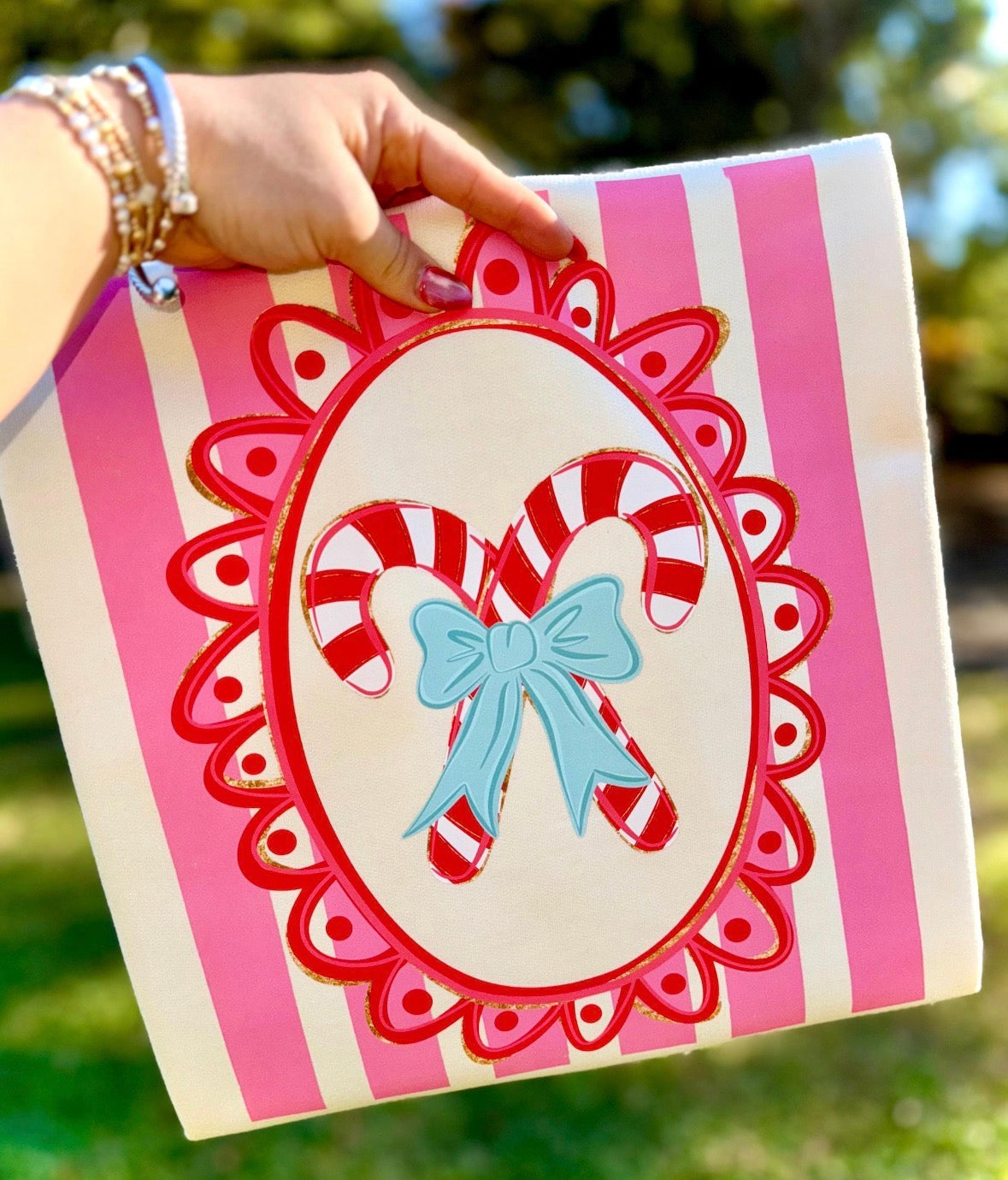 Stripped Candy Cane DTF Graphics