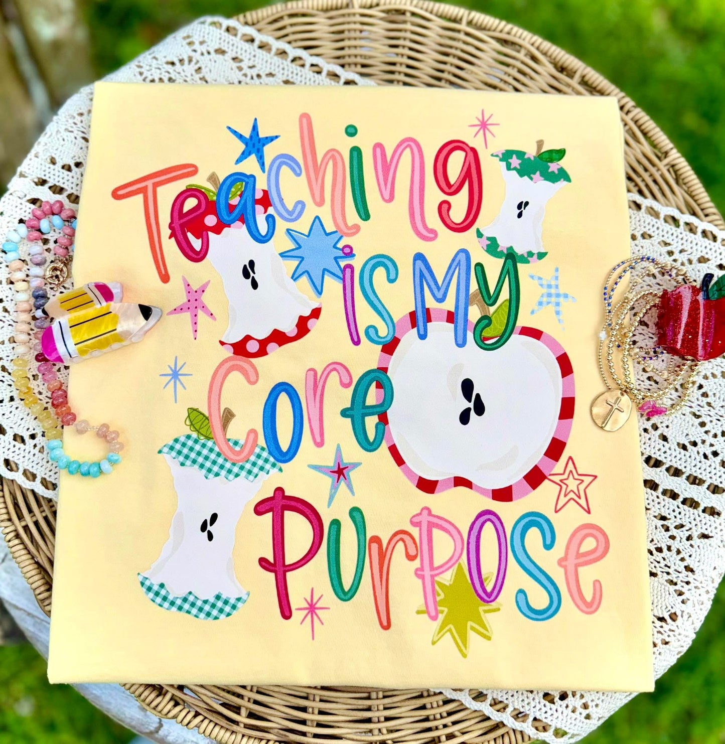 Teaching Is My Core Purpose DTF Graphics
