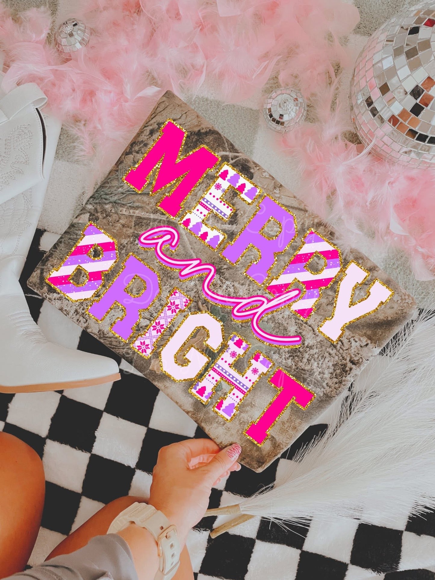 Merry & Bright DTF Graphics