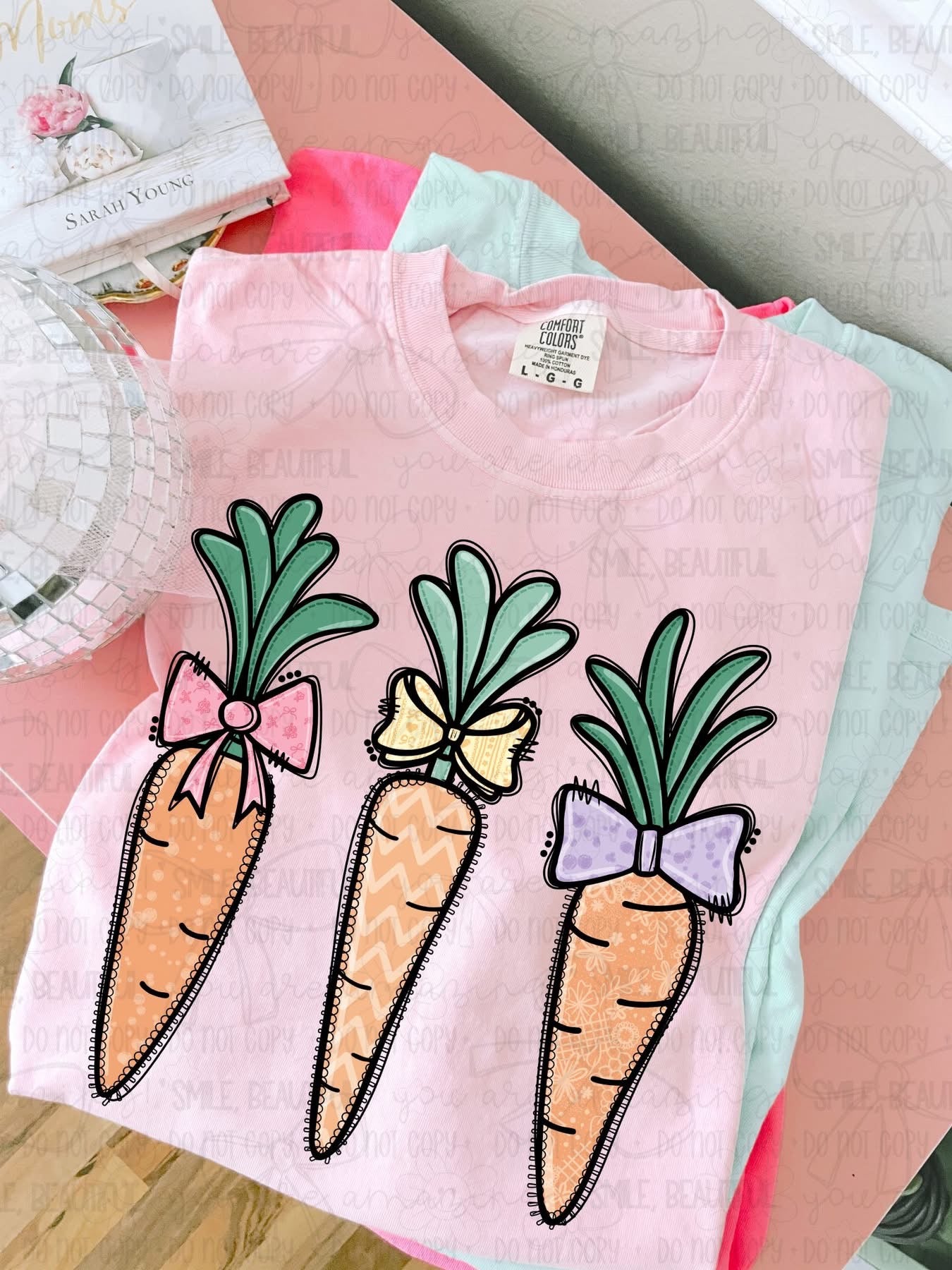 Carrot Trio DTF Graphics