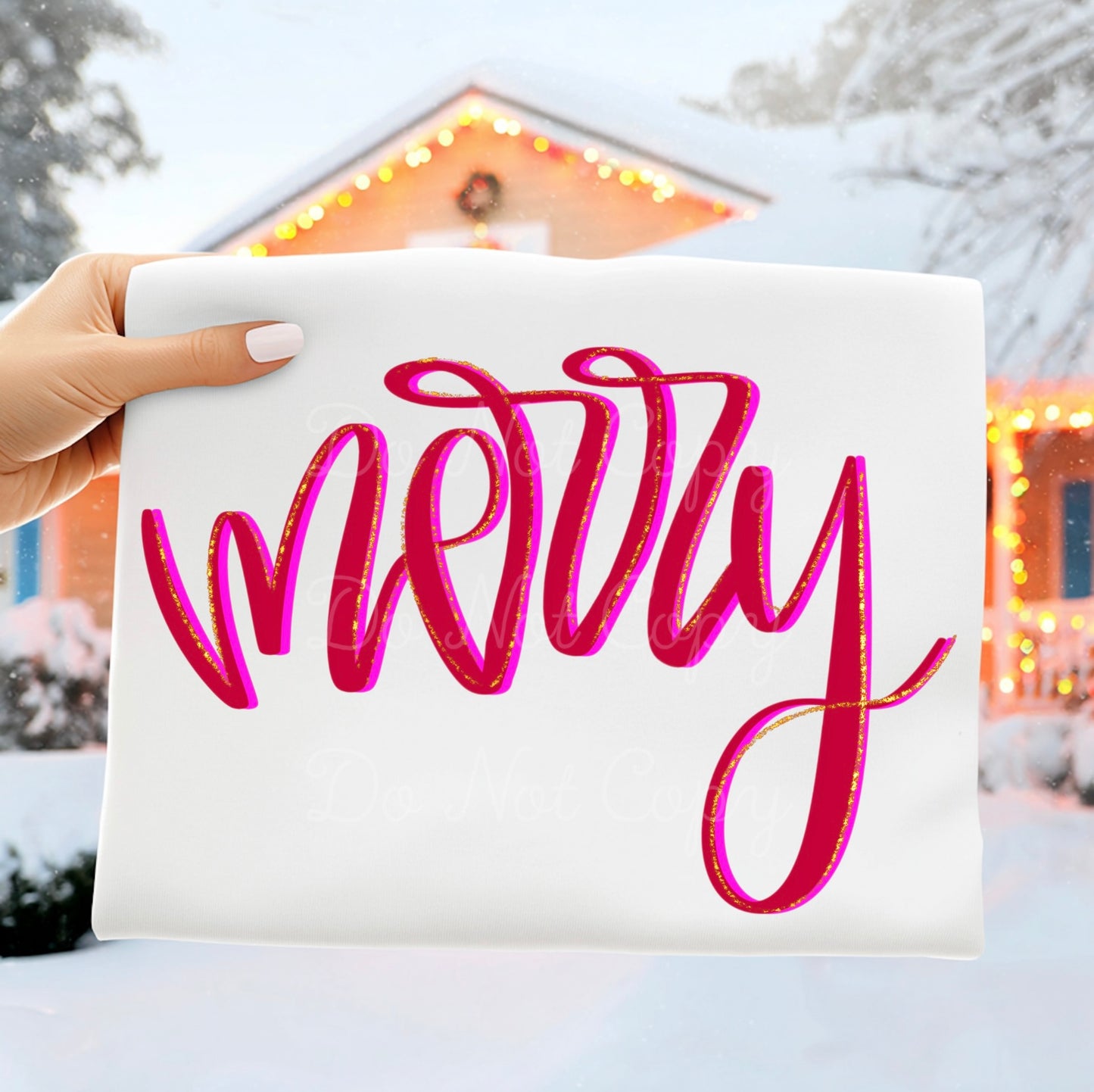 Merry DTF Graphics
