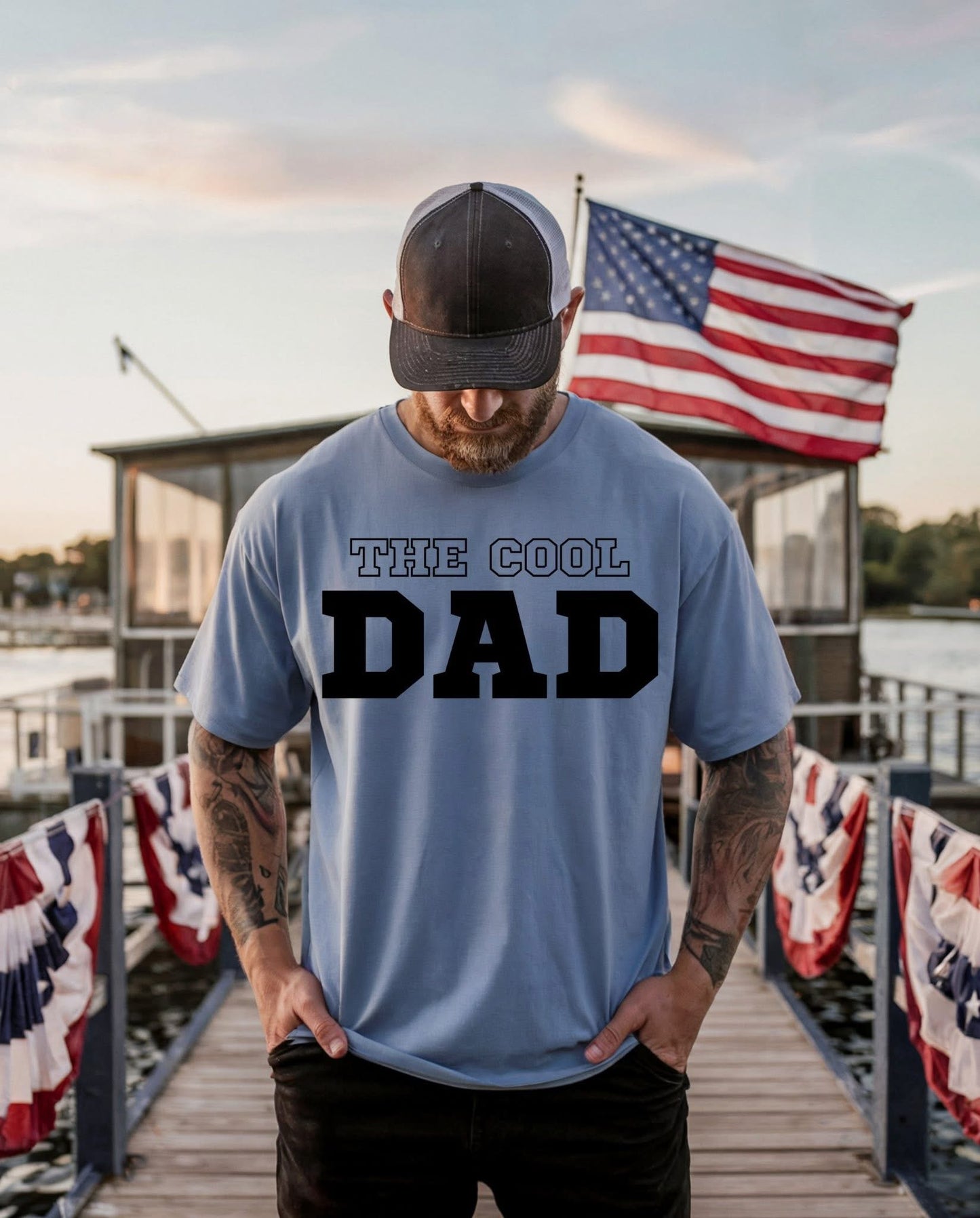 The Cool Dad DTF Graphics