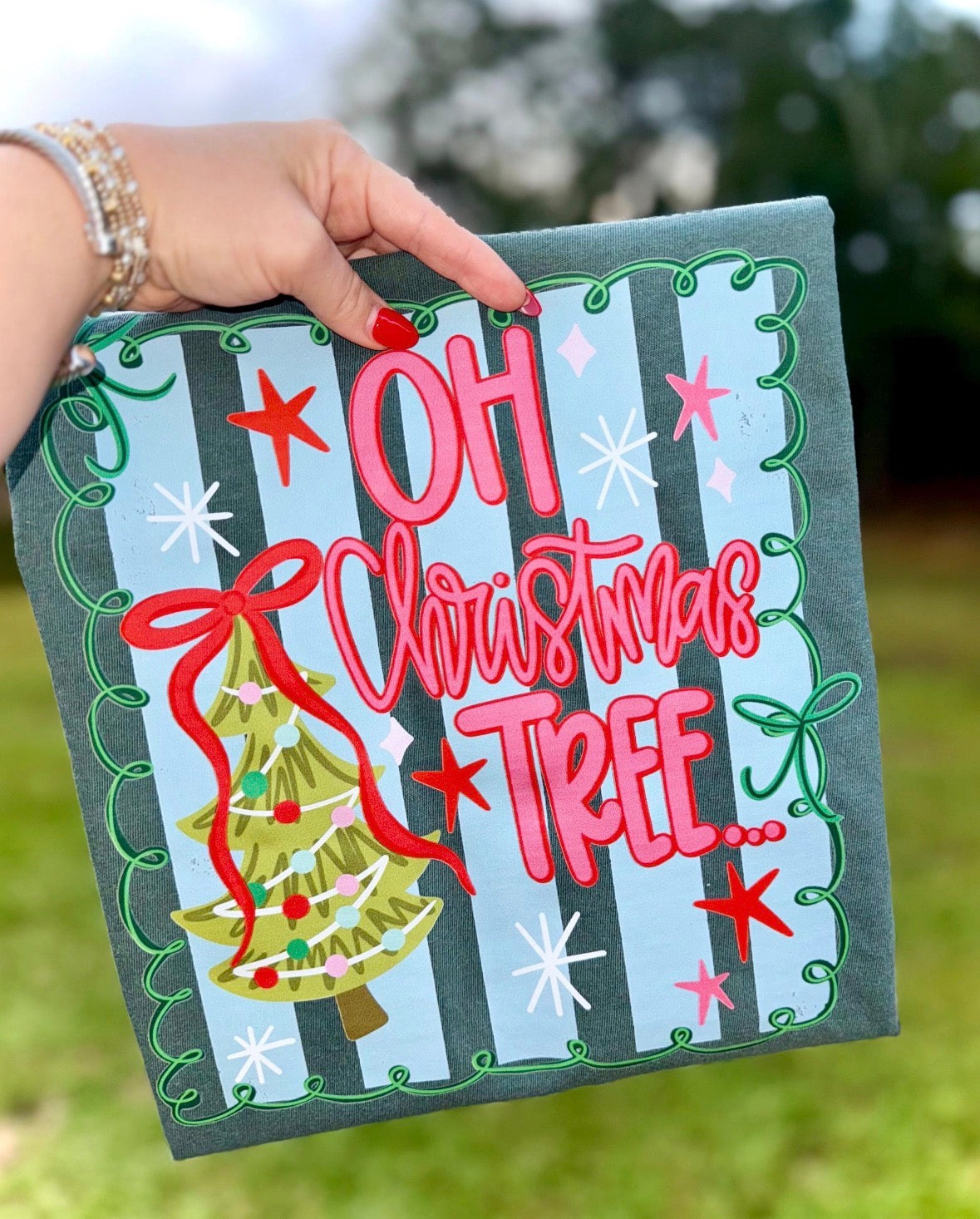 Oh Christmas Tree DTF Graphics