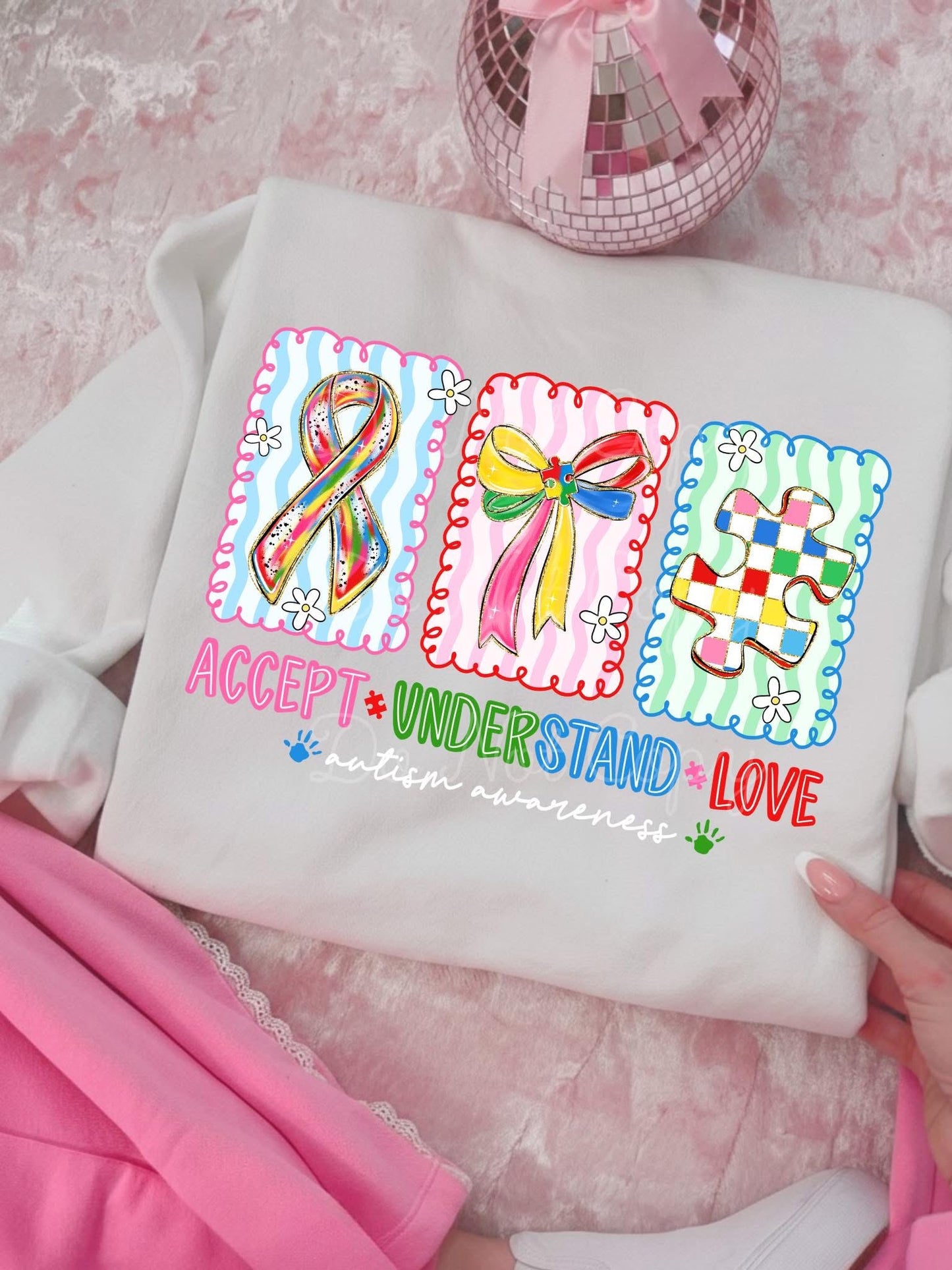 Accept Understand Love DTF Graphics