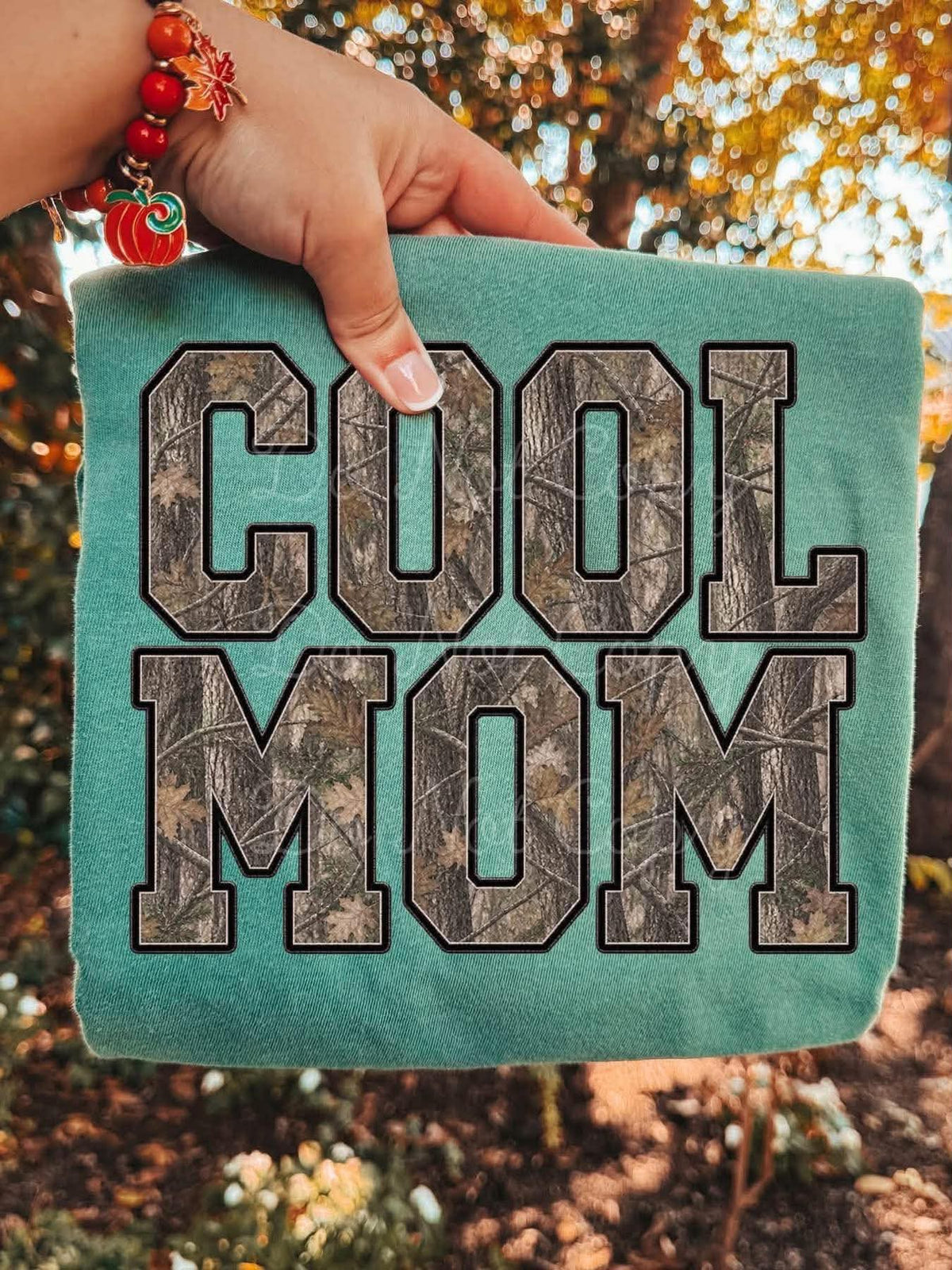 Camo Cool Mom DTF Graphics