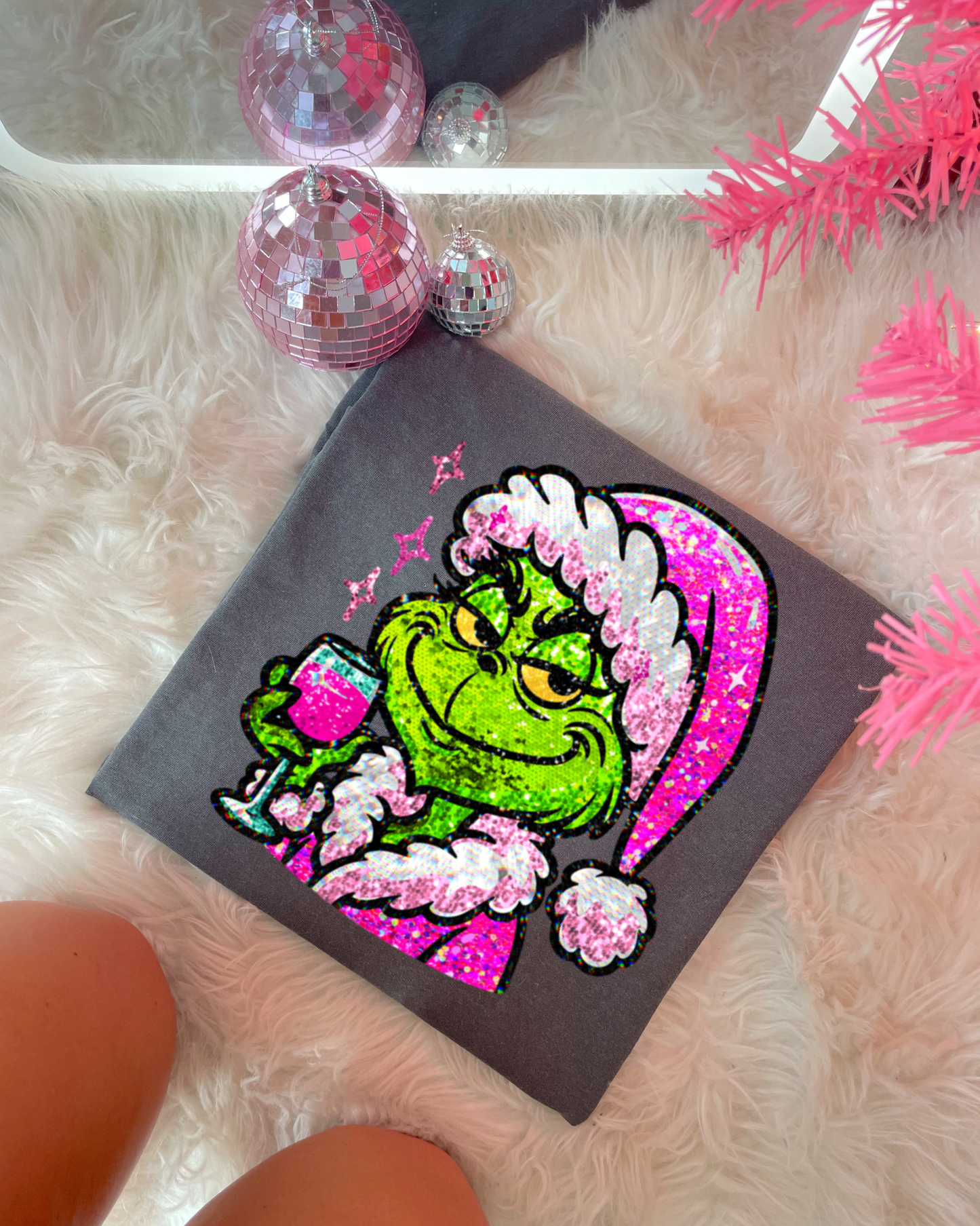 Green Man With Drink DTF Graphics
