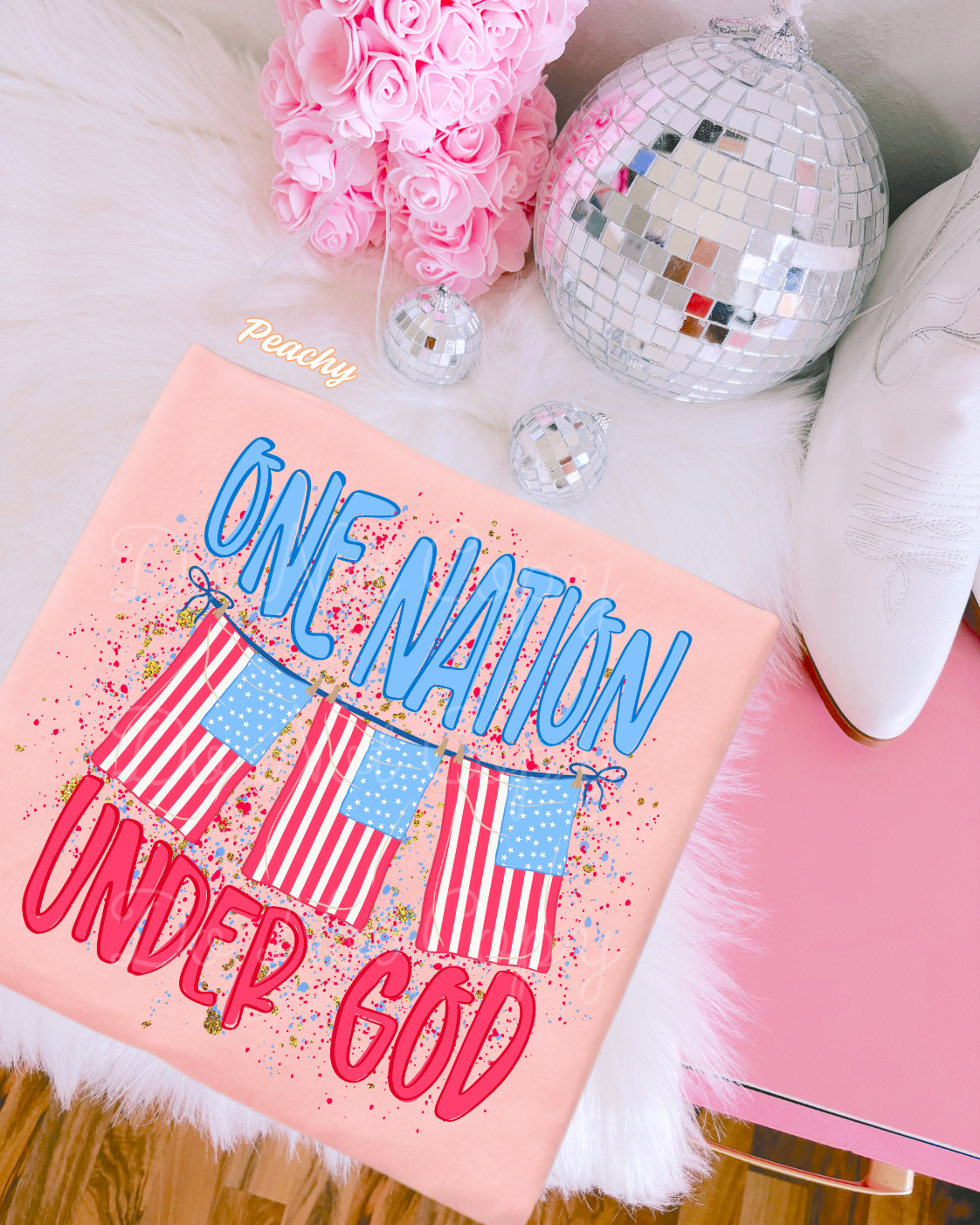One Nation Under God DTF Graphics