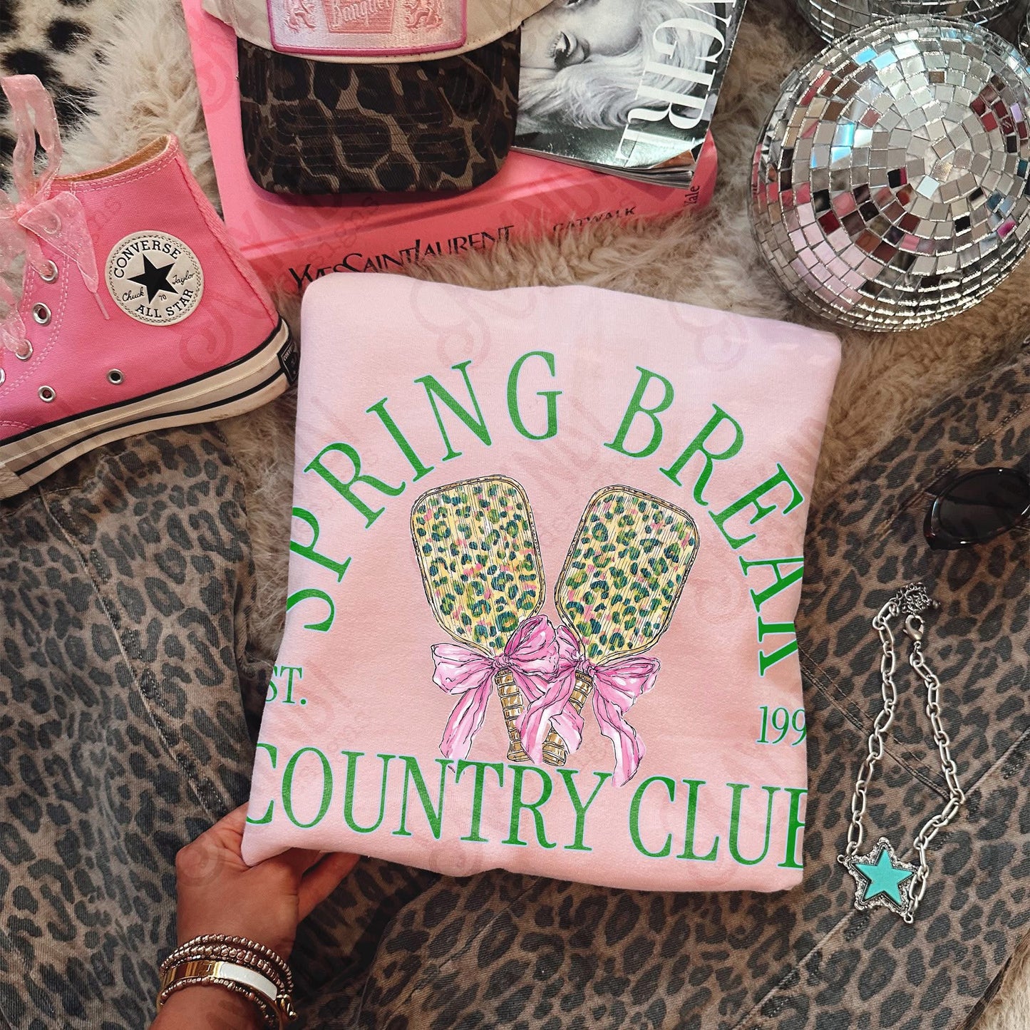 Spring Break Country Club DTF Graphics