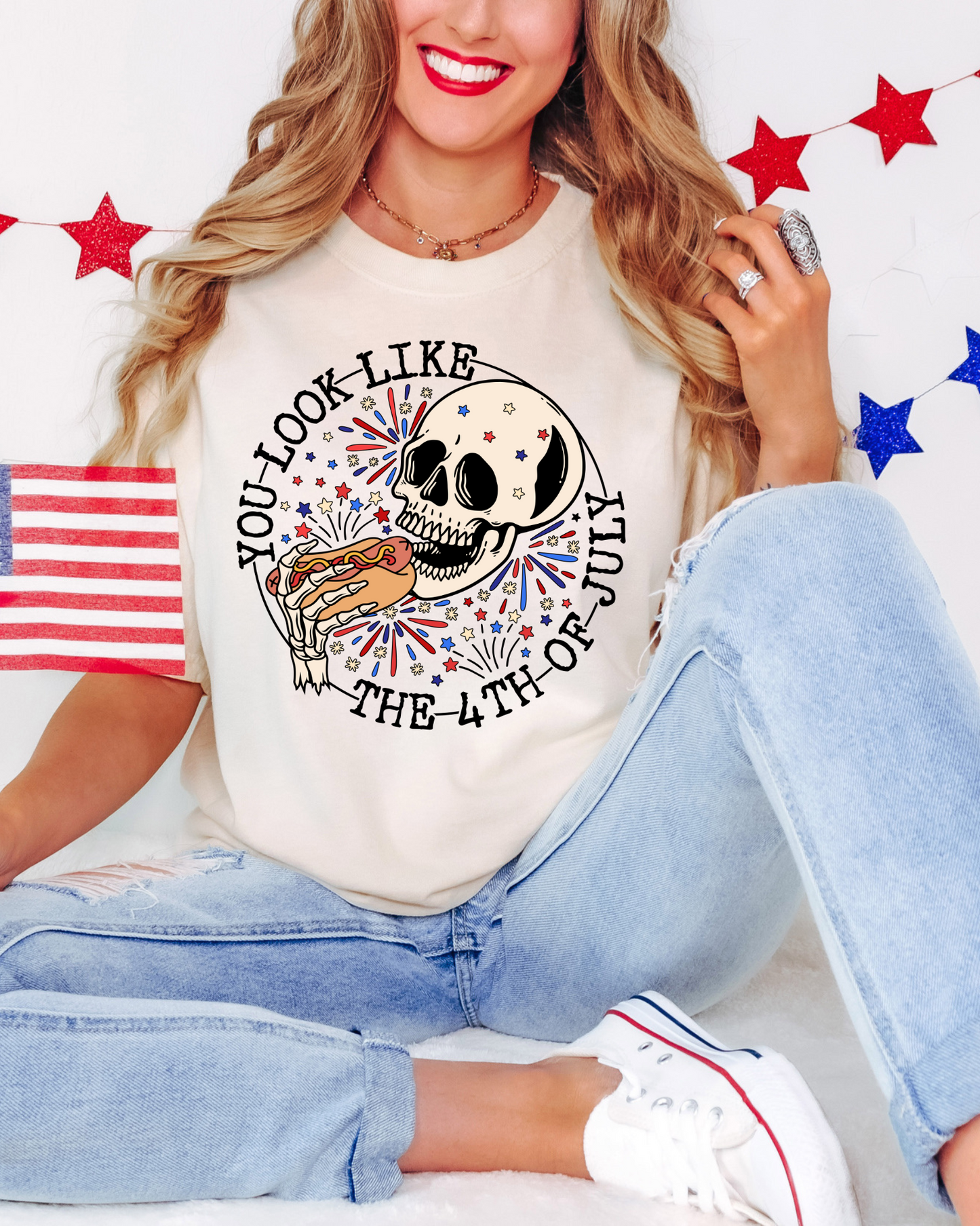 You Look Like The 4th Of July Patriotic DTF Graphics