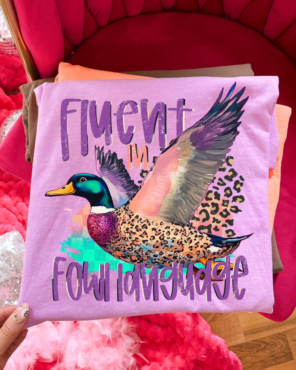 Fluent In Fowl Language DTF Graphics