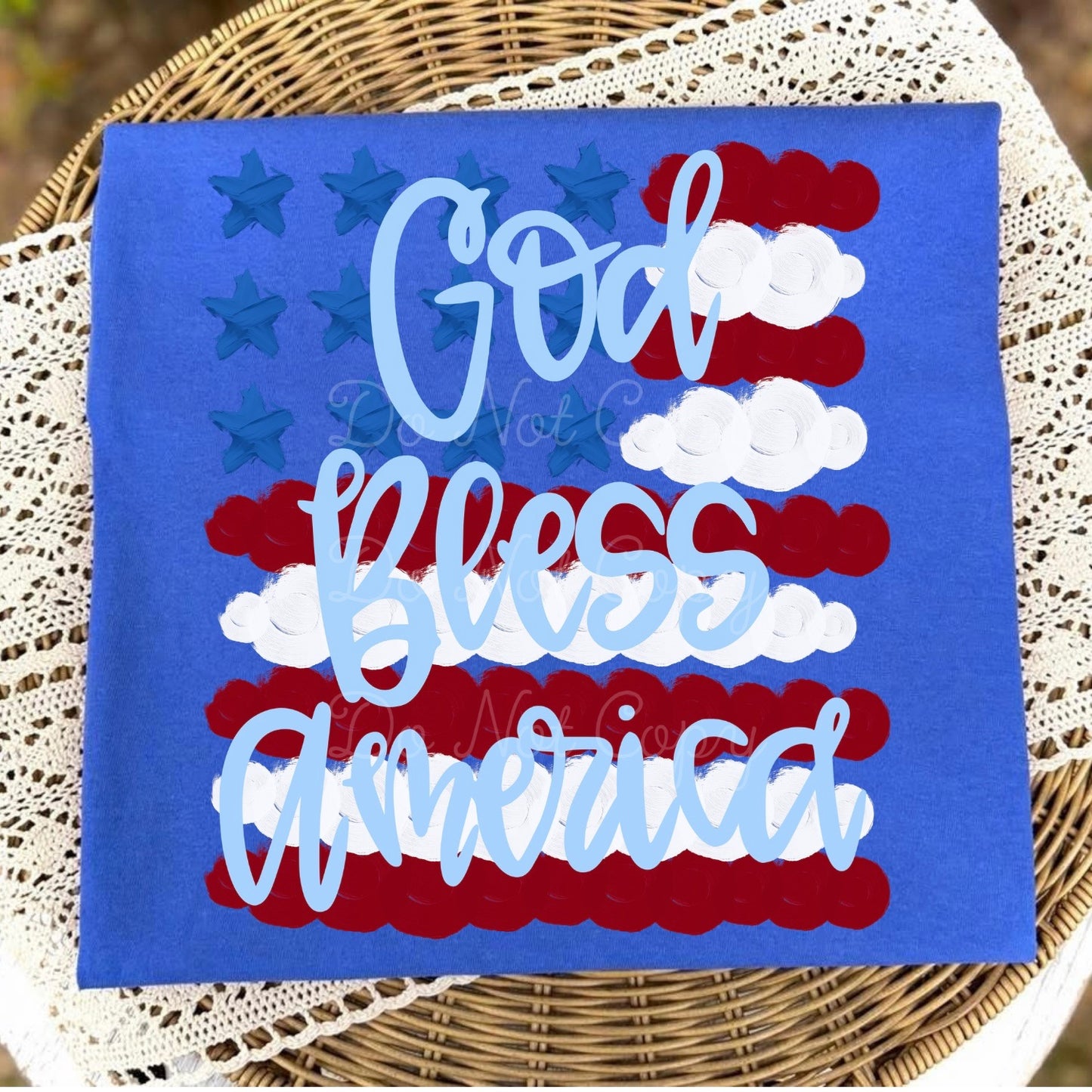 God Bless America DTF Graphics