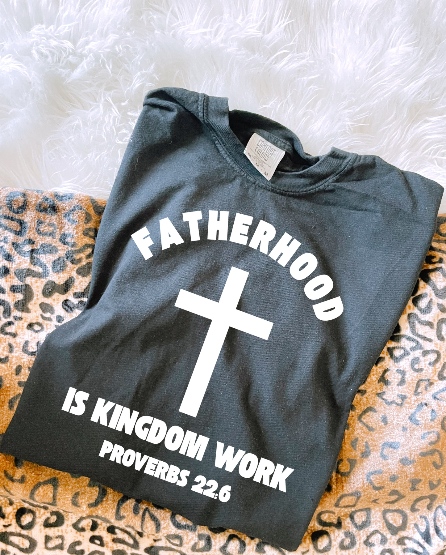 Fatherhood Is Kingdom Work *White* PNG