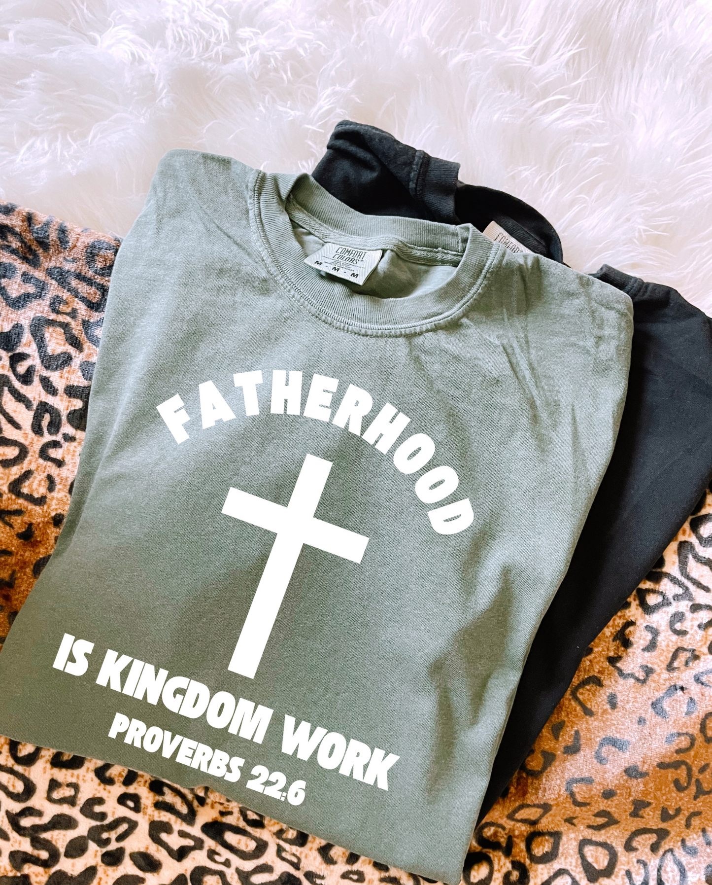 Fatherhood Is Kingdom Work *White* PNG