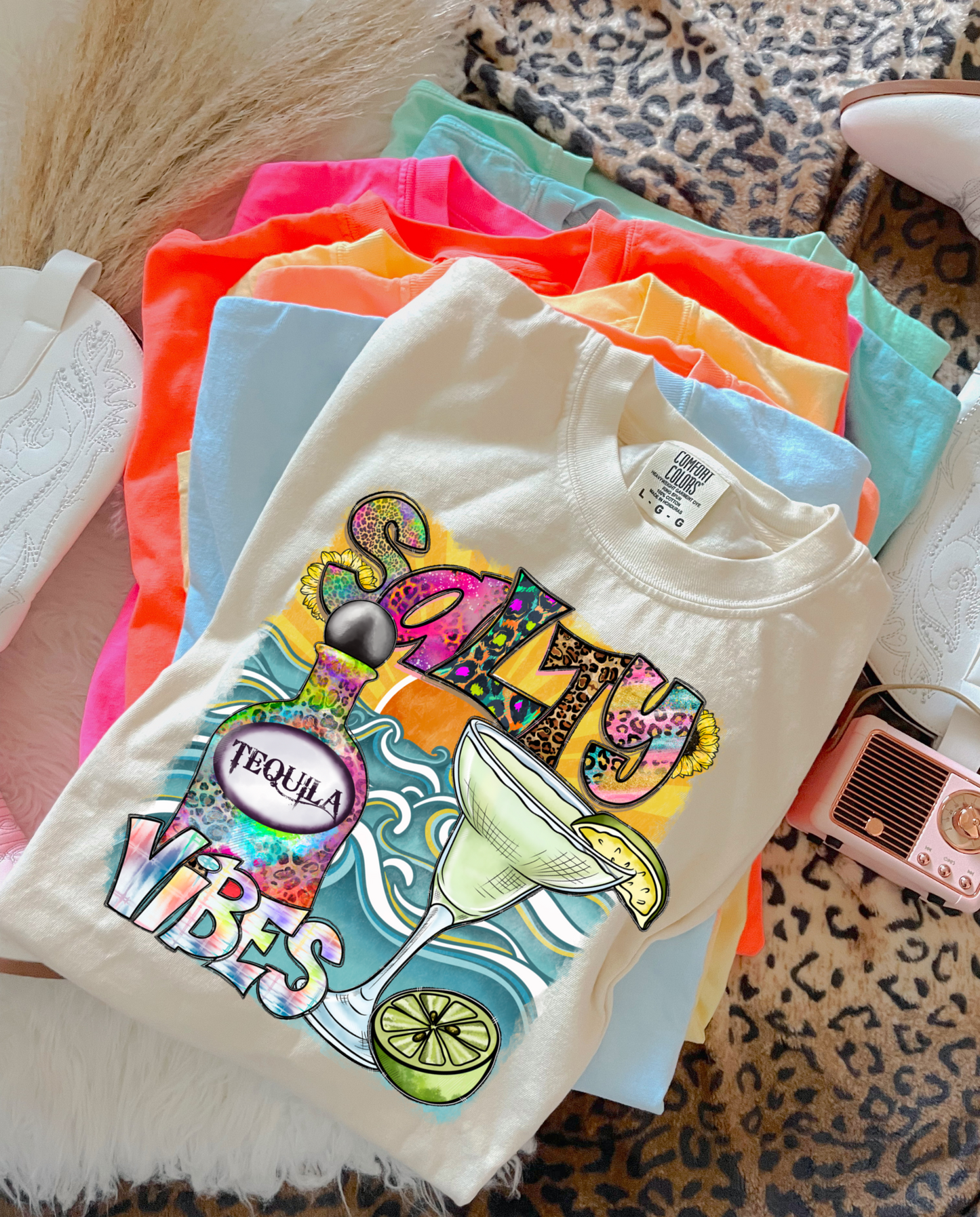 Salty Vibes DTF Graphics