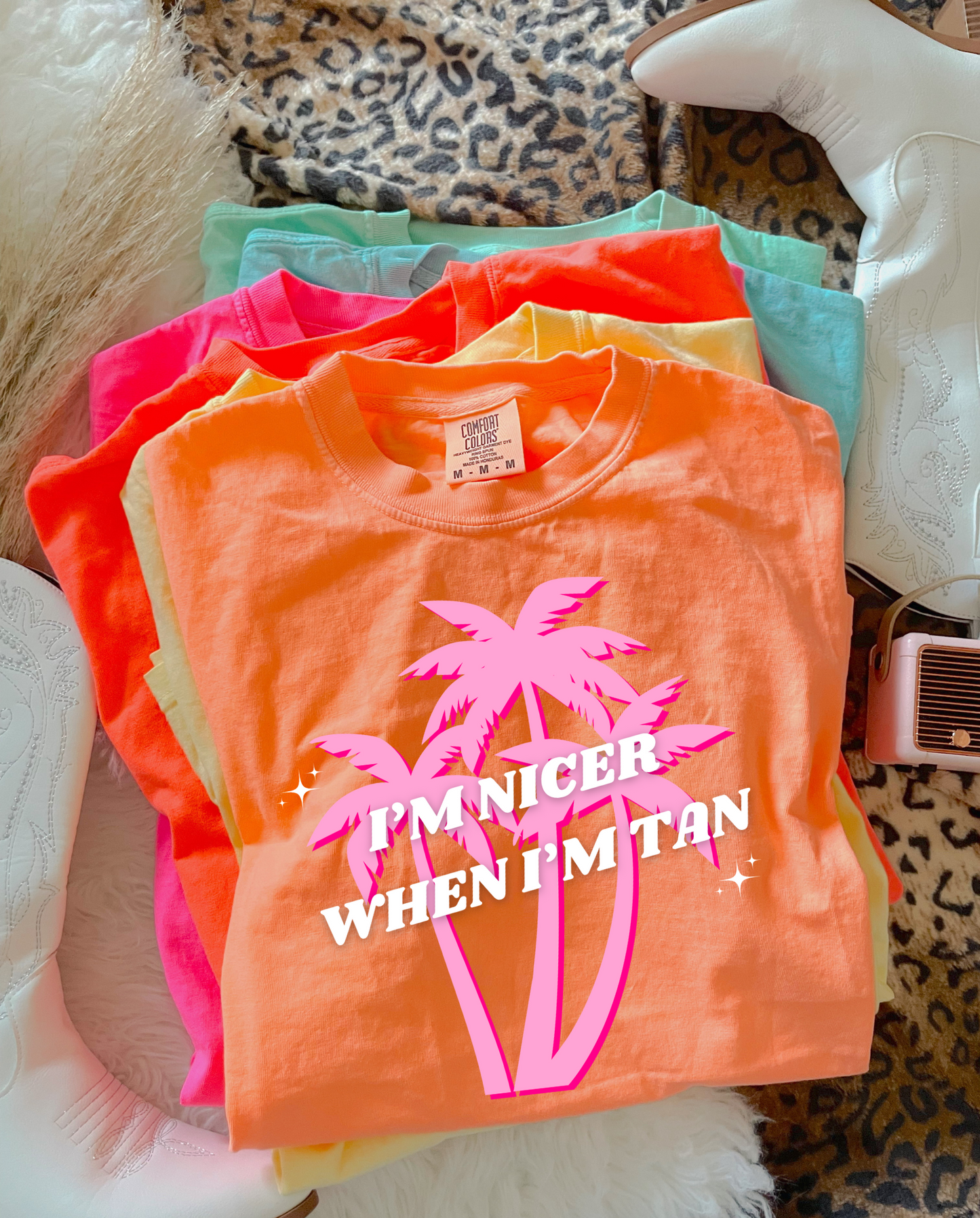I’m Nicer When I’m Tan DTF Graphics