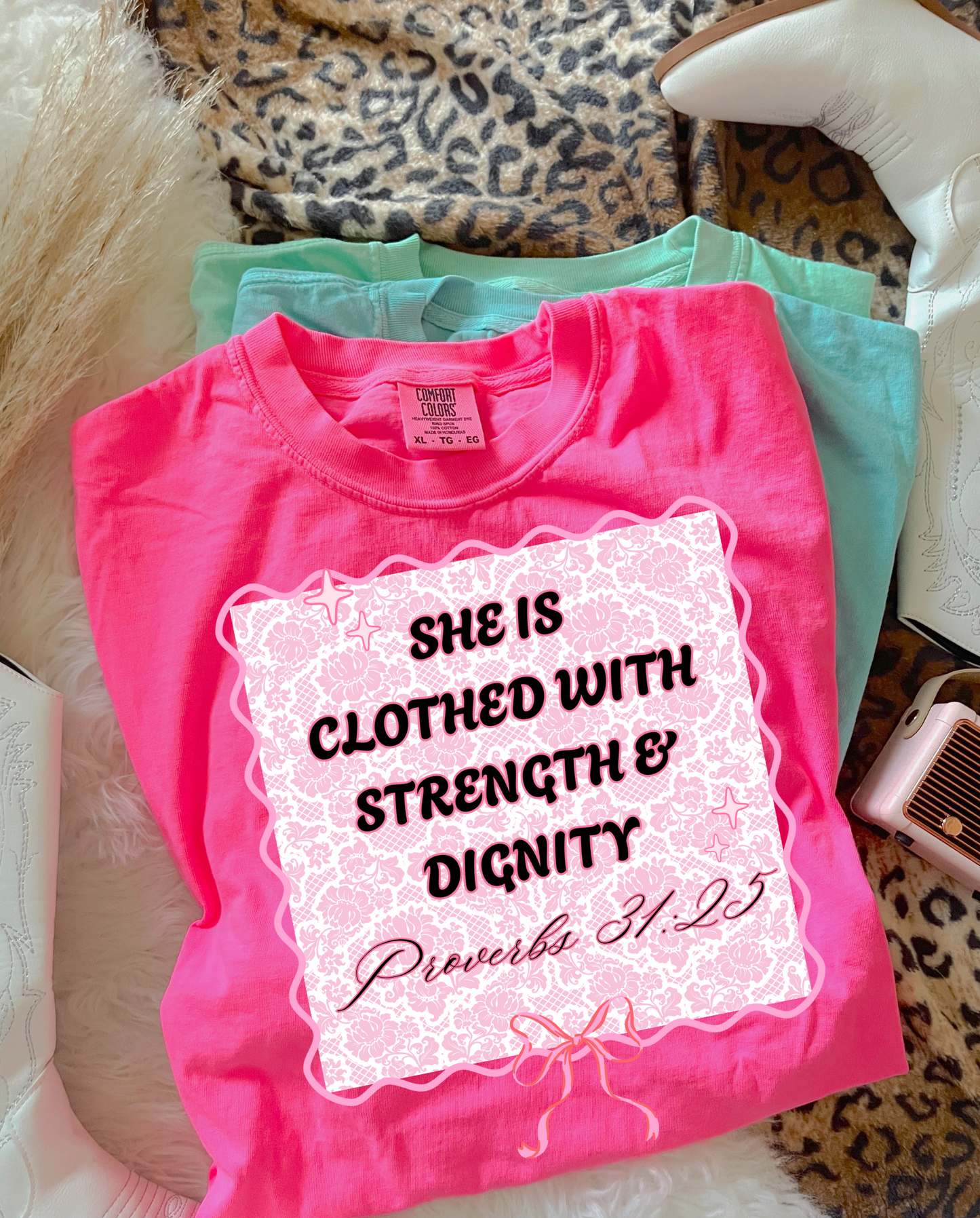 She IS Clothed With Strength & Dignity PNG