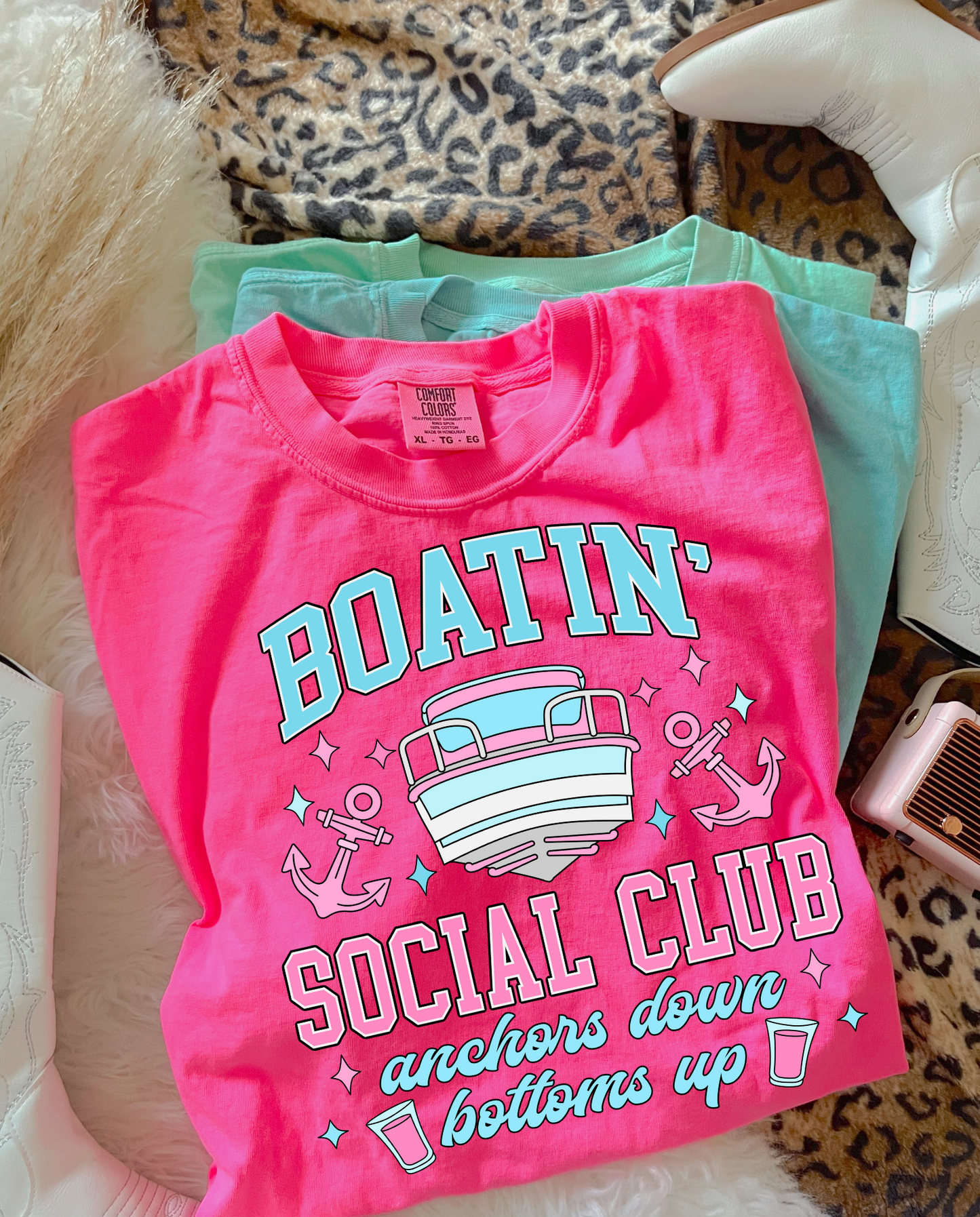 Boatin Social Club DTF Graphics
