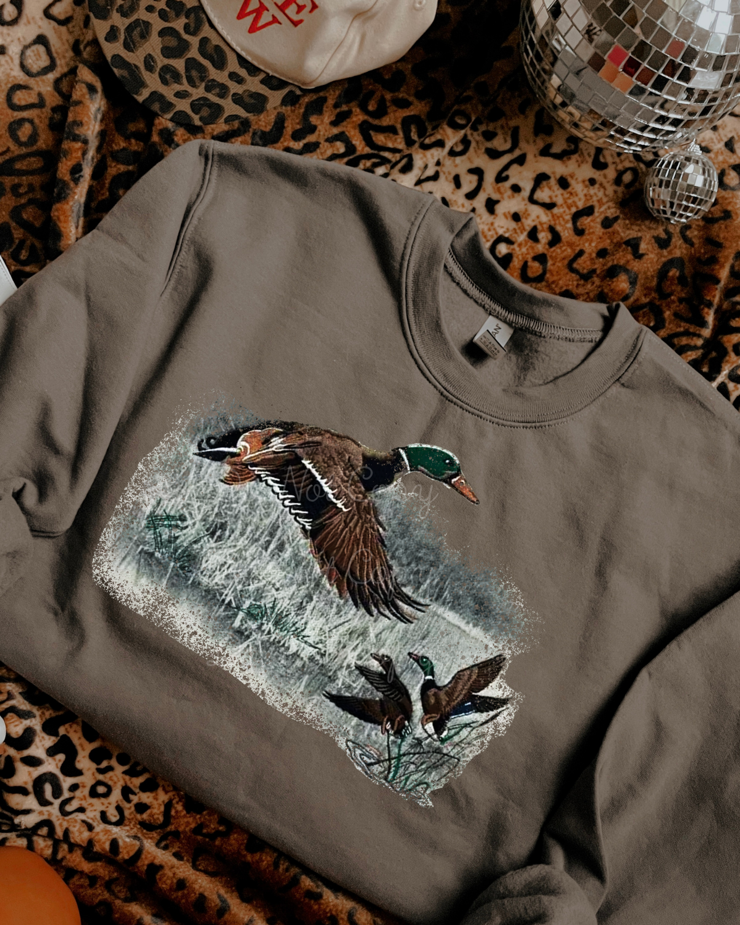 Vintage Duck Painting DTF Graphics