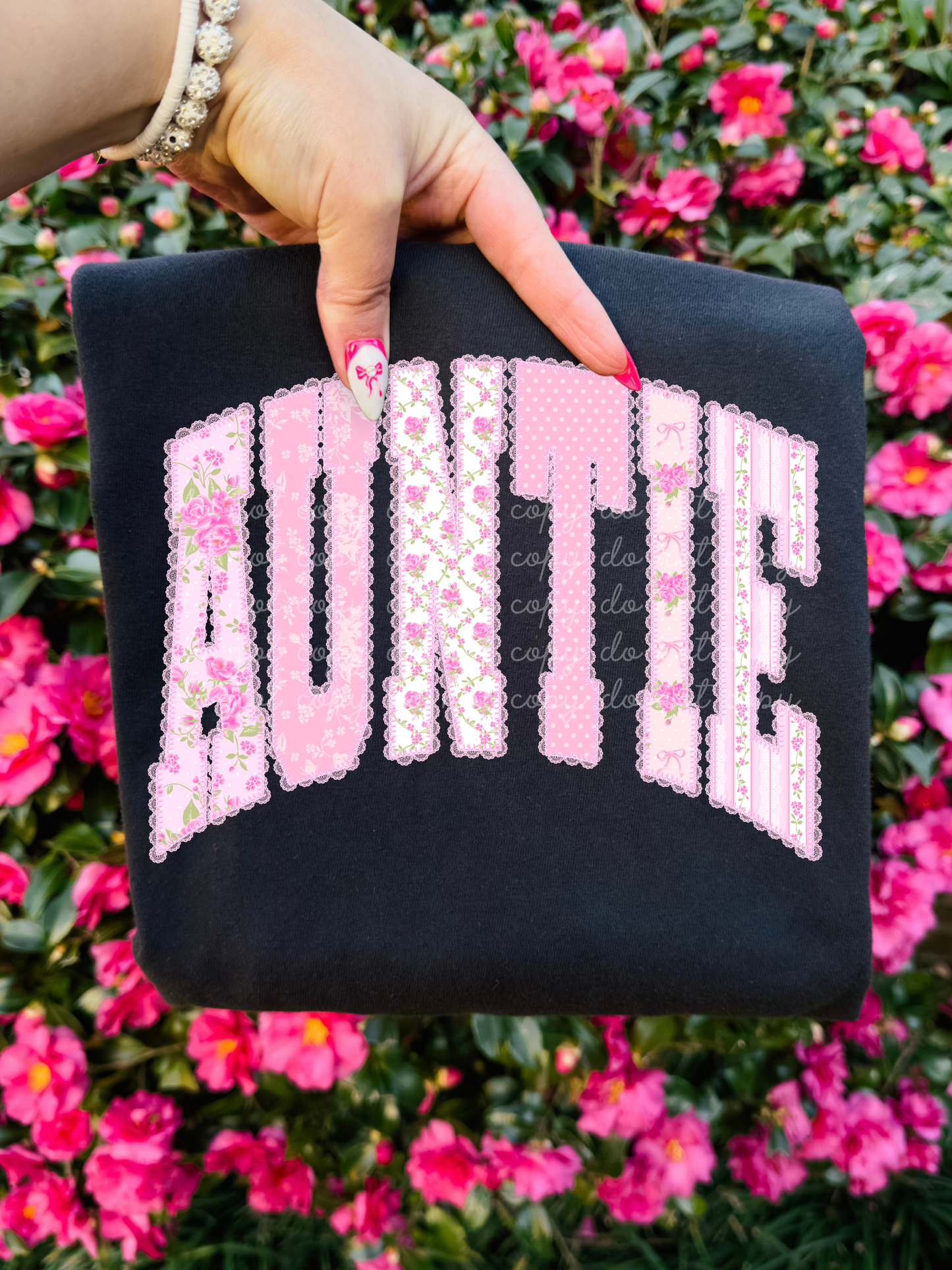 Pastel Auntie DTF Graphics