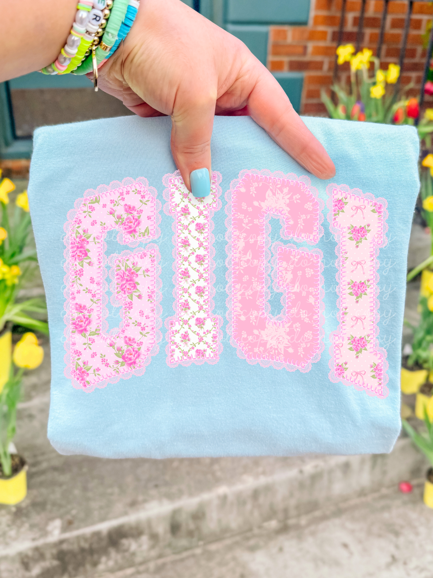 Pastel Gigi DTF Graphics
