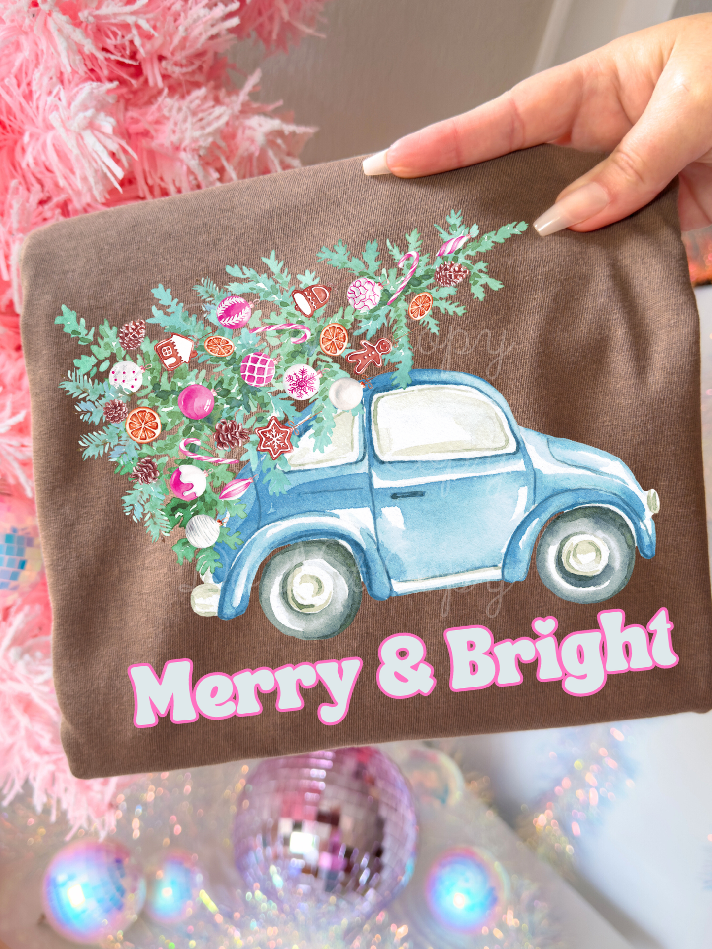 Merry & Bright DTF Graphics