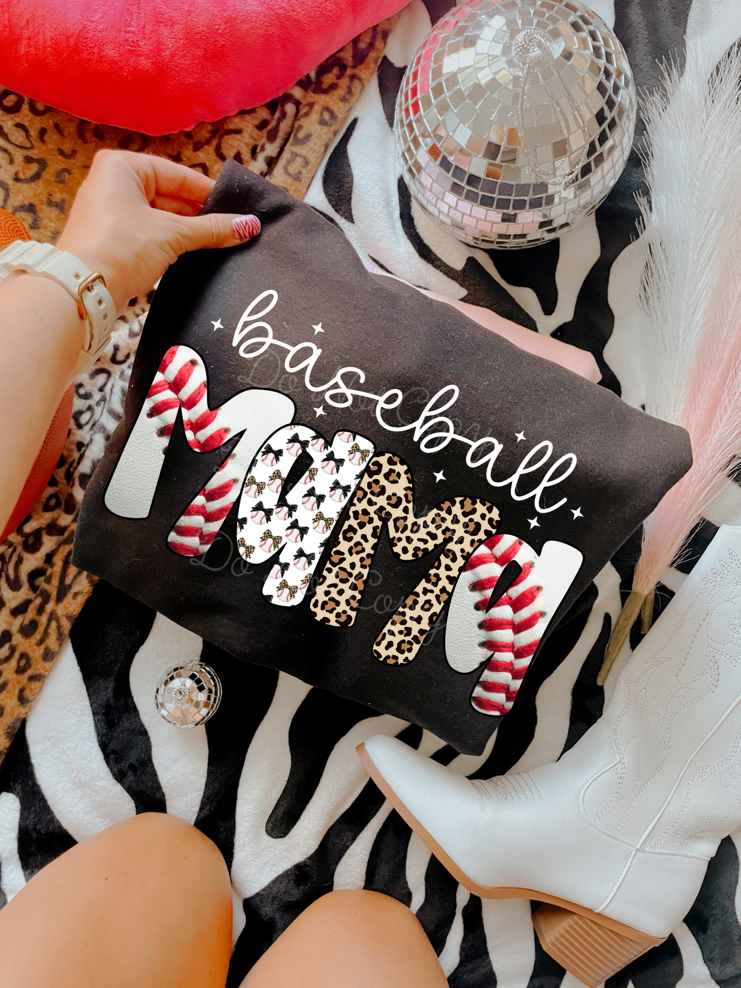 Baseball Mama DTF Graphics