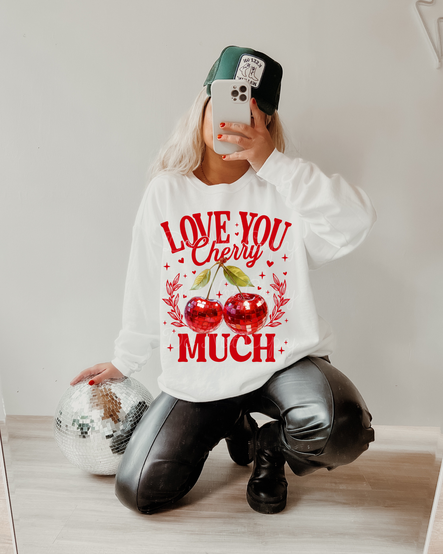 Love You Cherry Much DTF Graphics