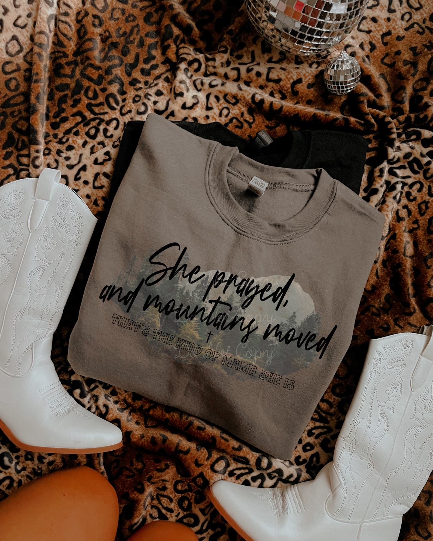 She Prayed & Mountains Moved DTF Graphics