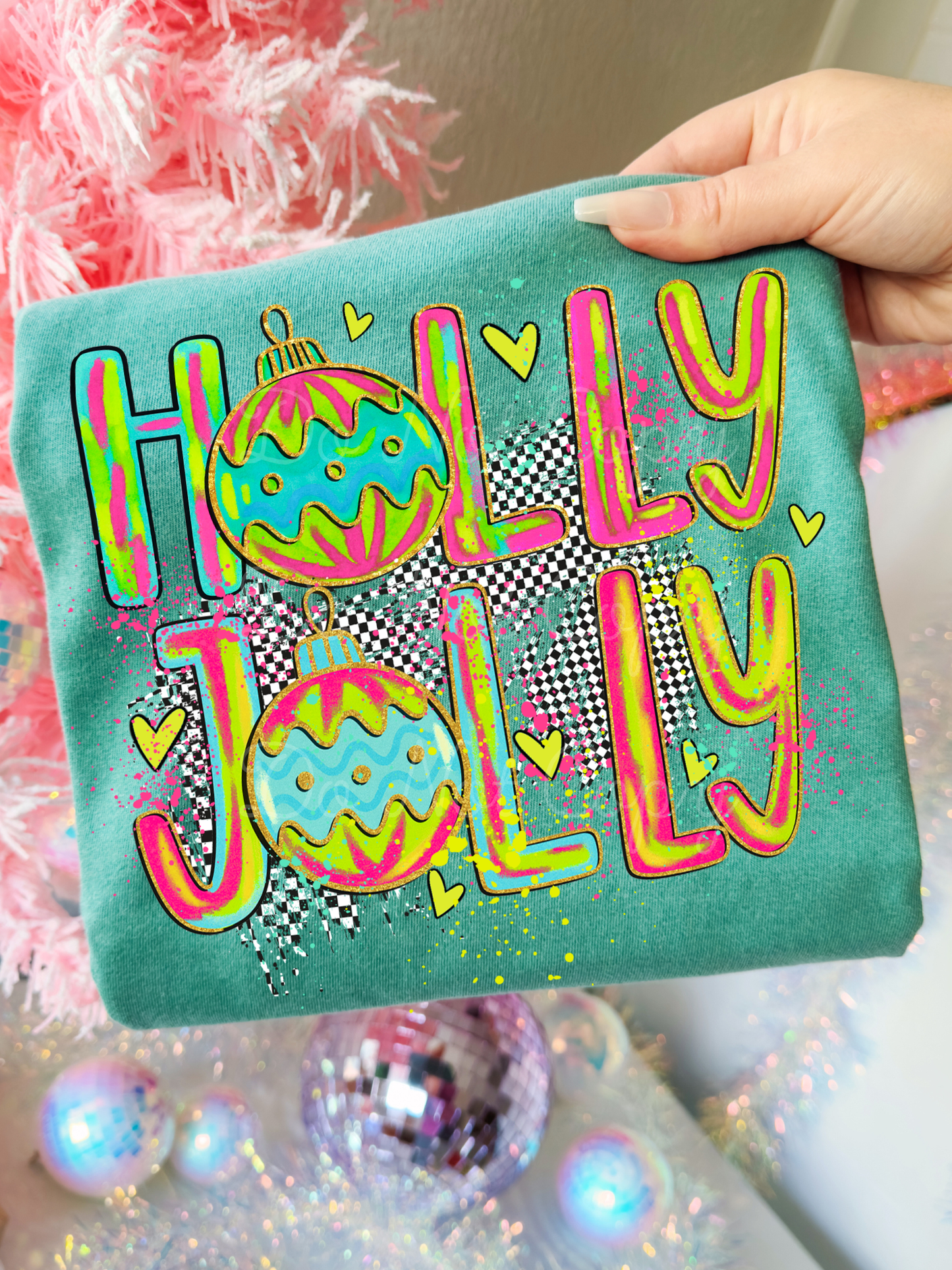 Holly Jolly DTF Graphics