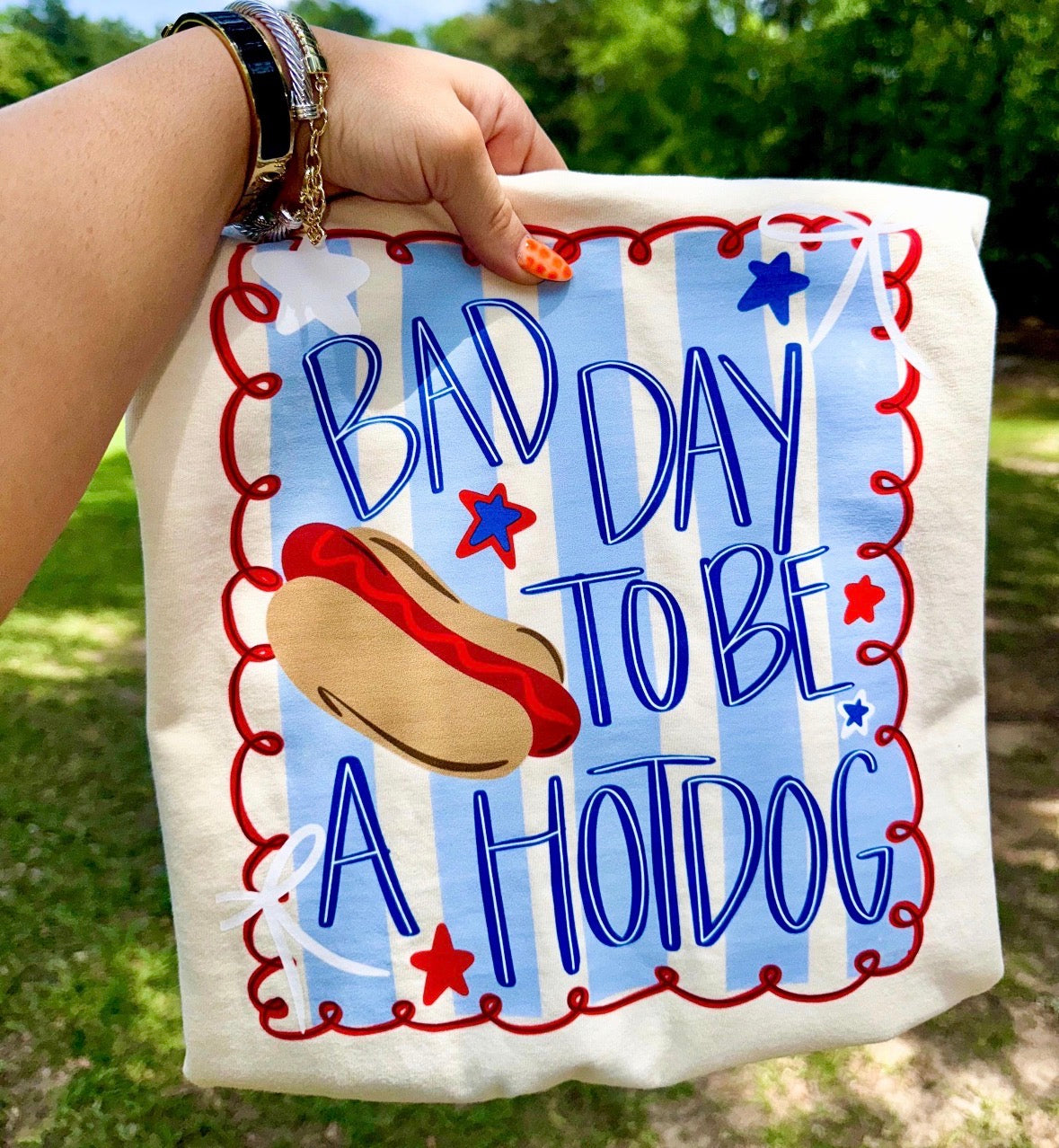 Bad Day To Be A Hot Dog DTF Graphics