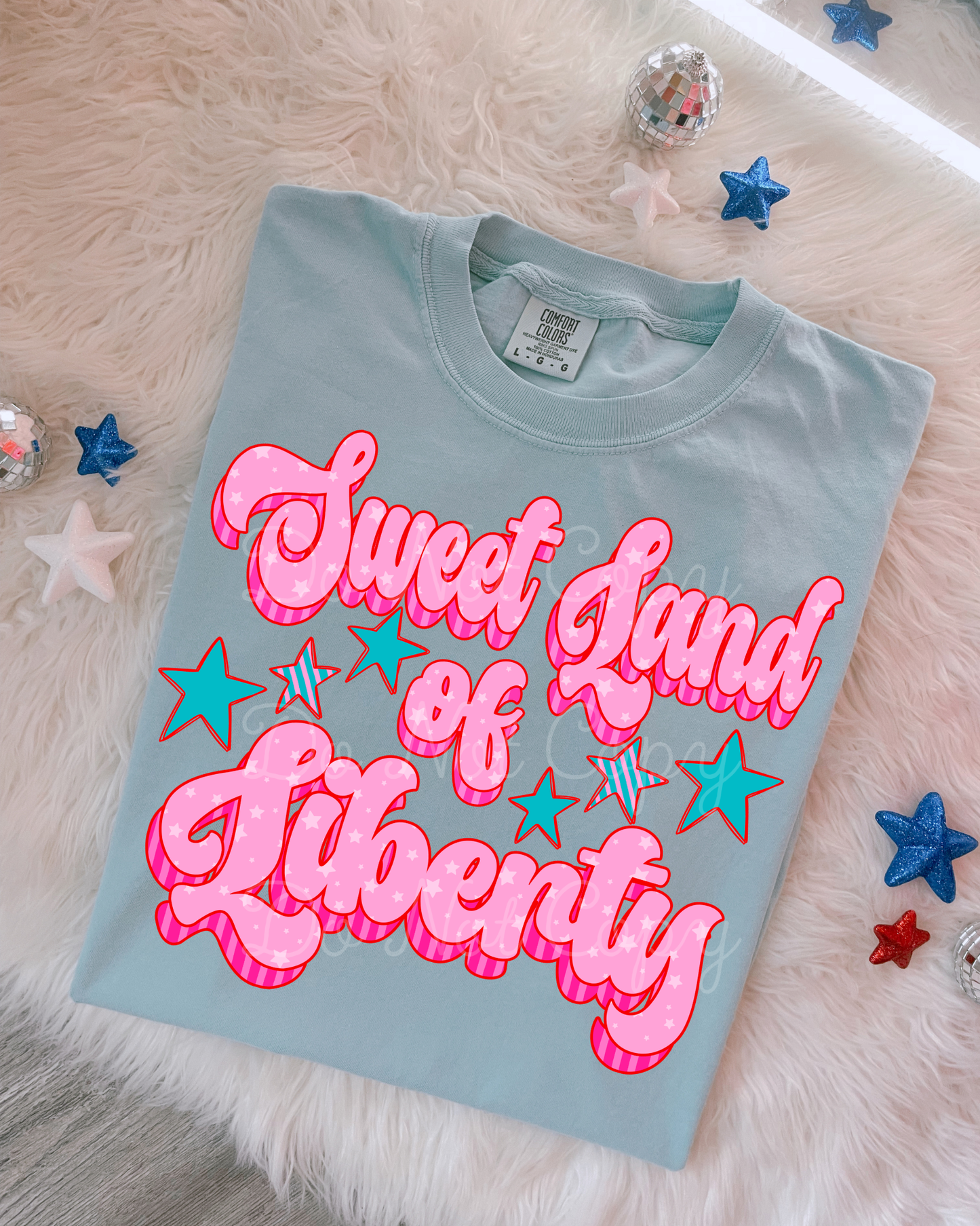 Sweet Land Of Liberty Patriotic DTF Graphics