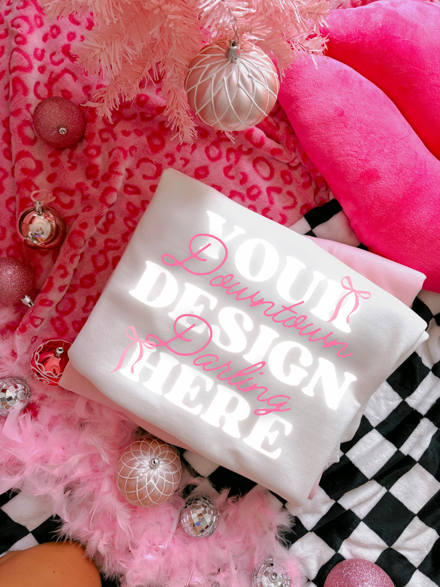 White Gildan Mock-Up