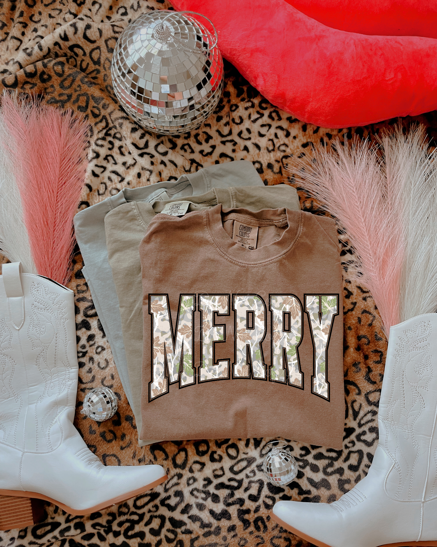 Camo Merry DTF Graphics