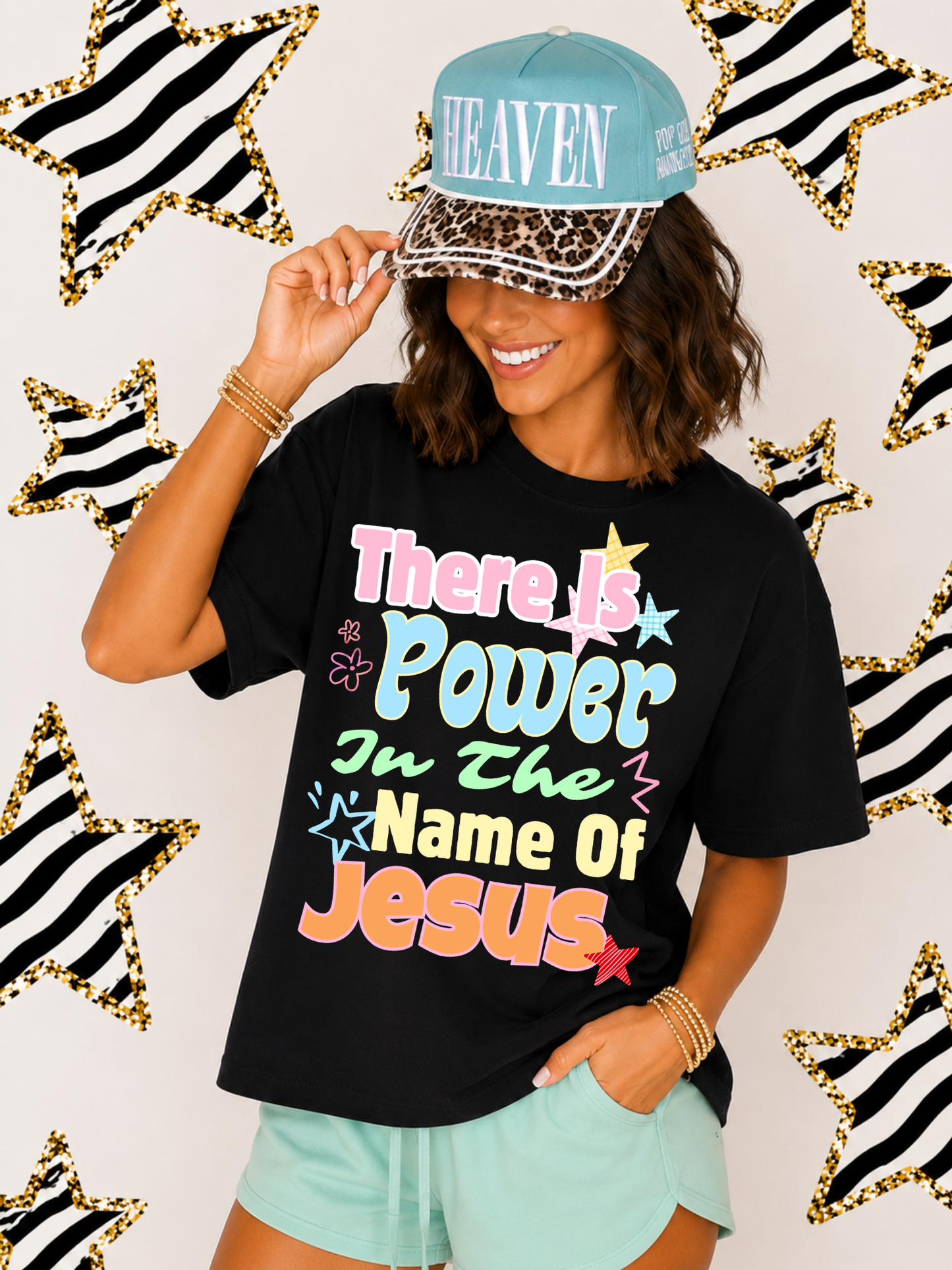 There Is Power In The Name Of Jesus DTF Graphics