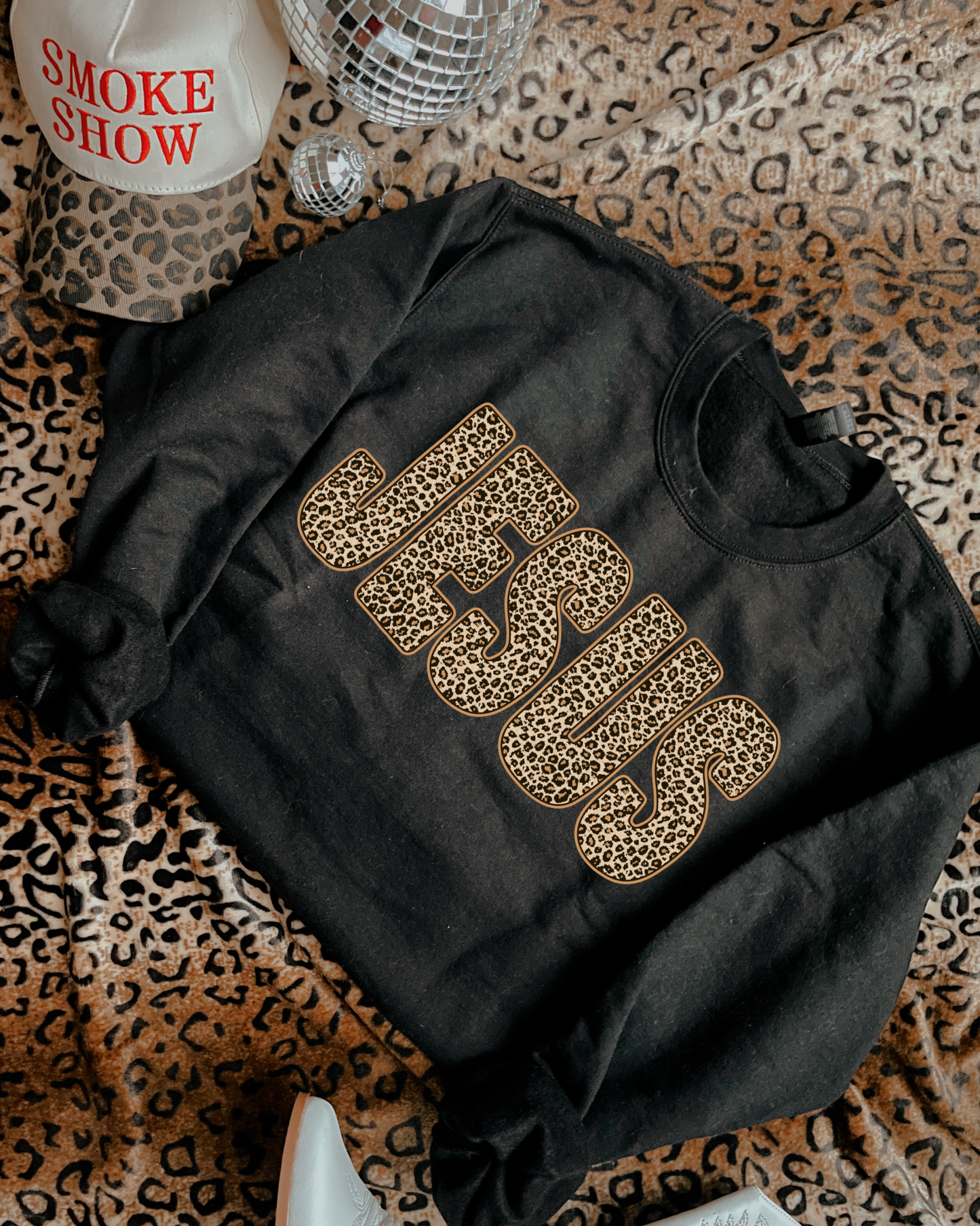 Leopard Jesus DTF Graphics
