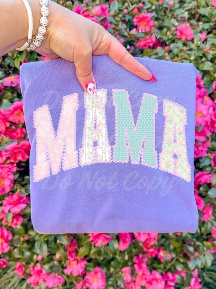 Pastel Mama DTF Graphics