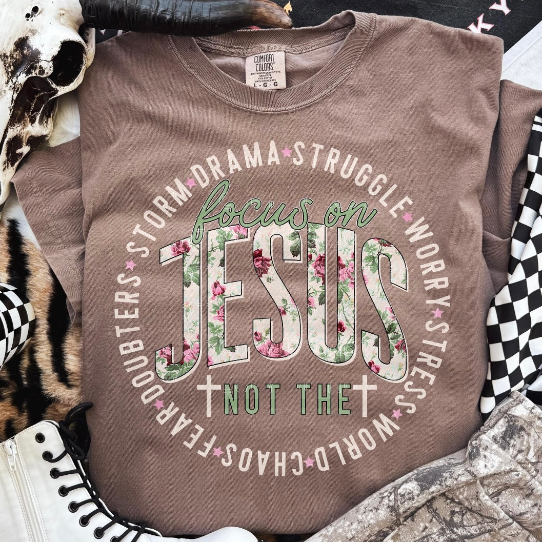 Focus On Jesus DTF Graphics