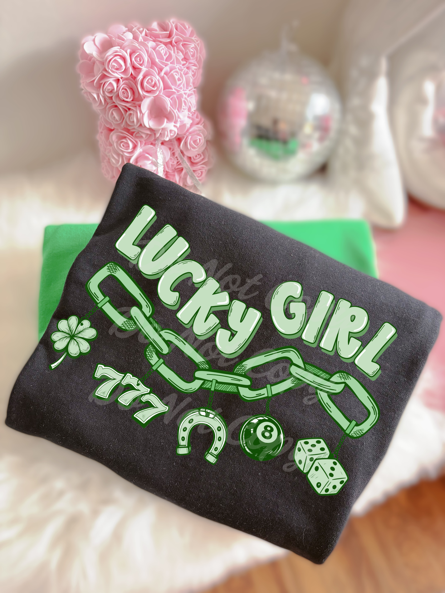 Lucky Girl DTF Graphics