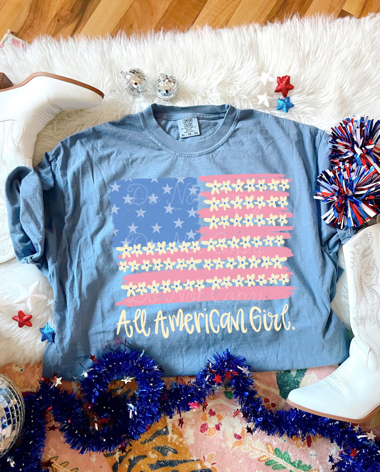 All American Girl DTF Graphics