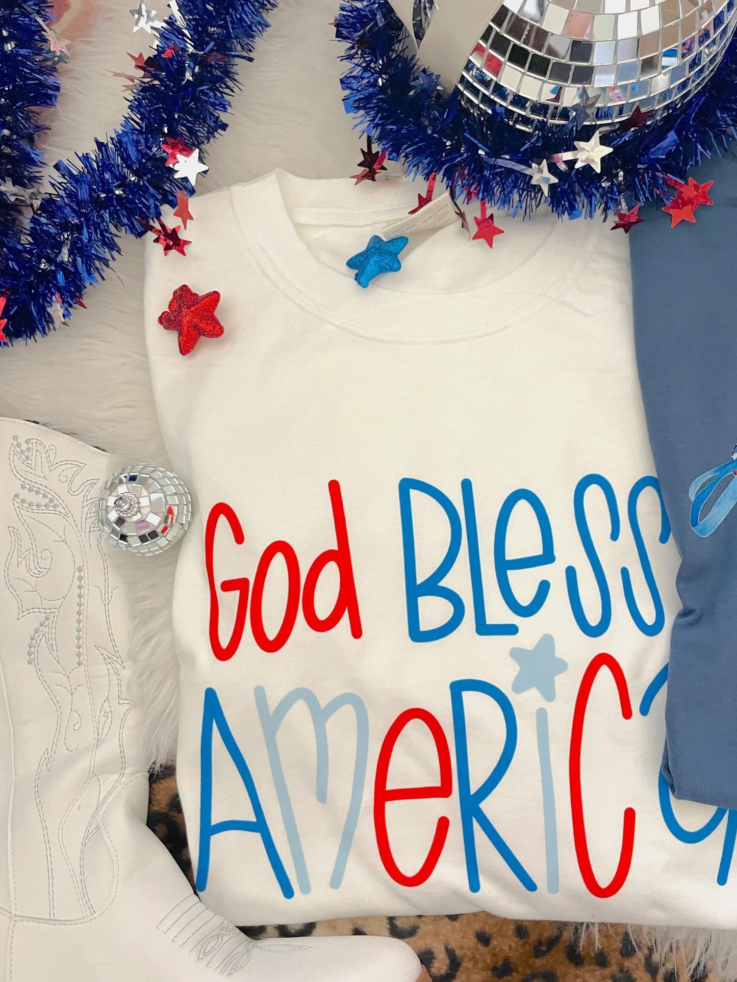 God Bless America DTF Graphics