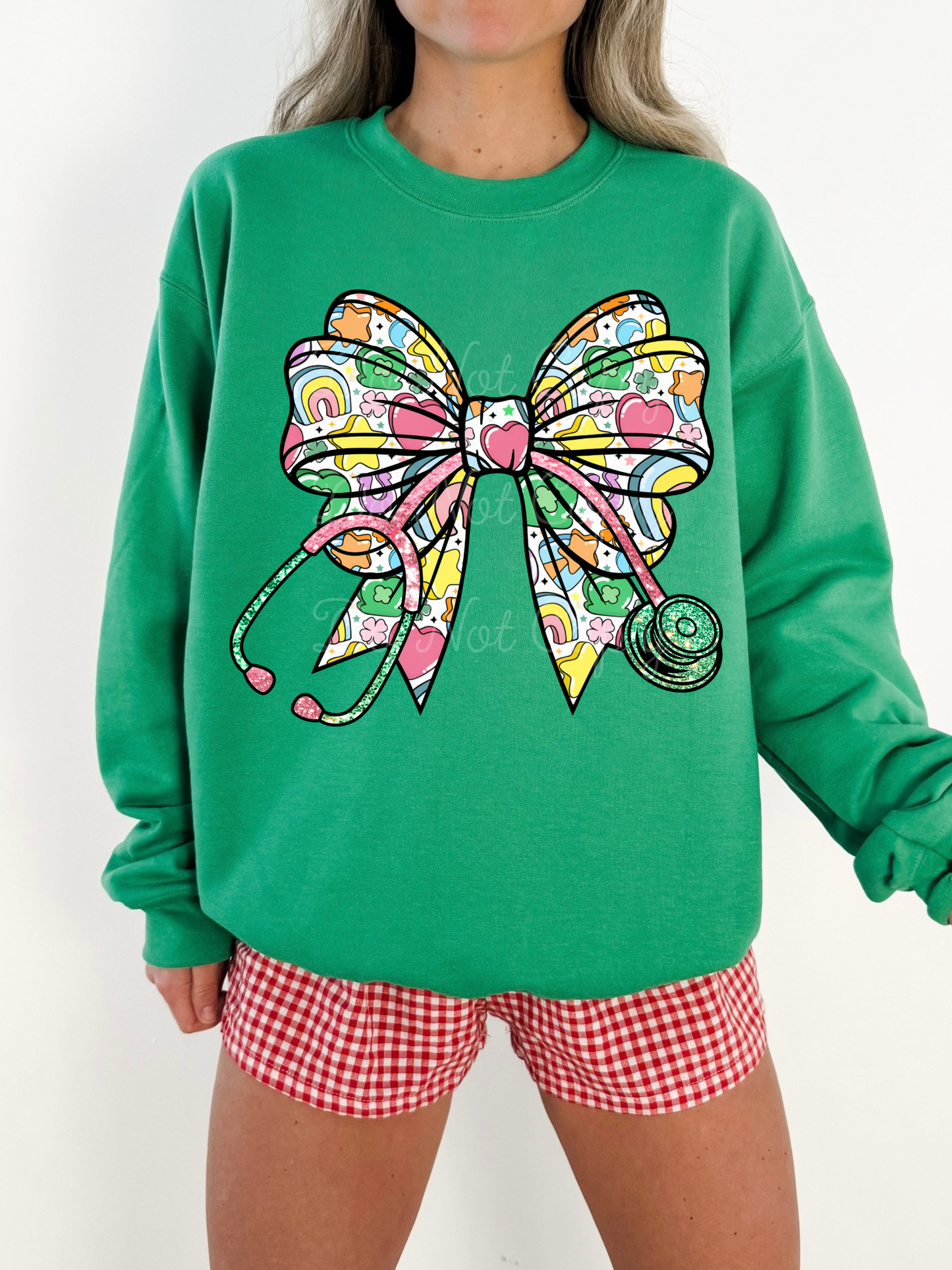 Lucky Charms Stethoscope DTF Graphics