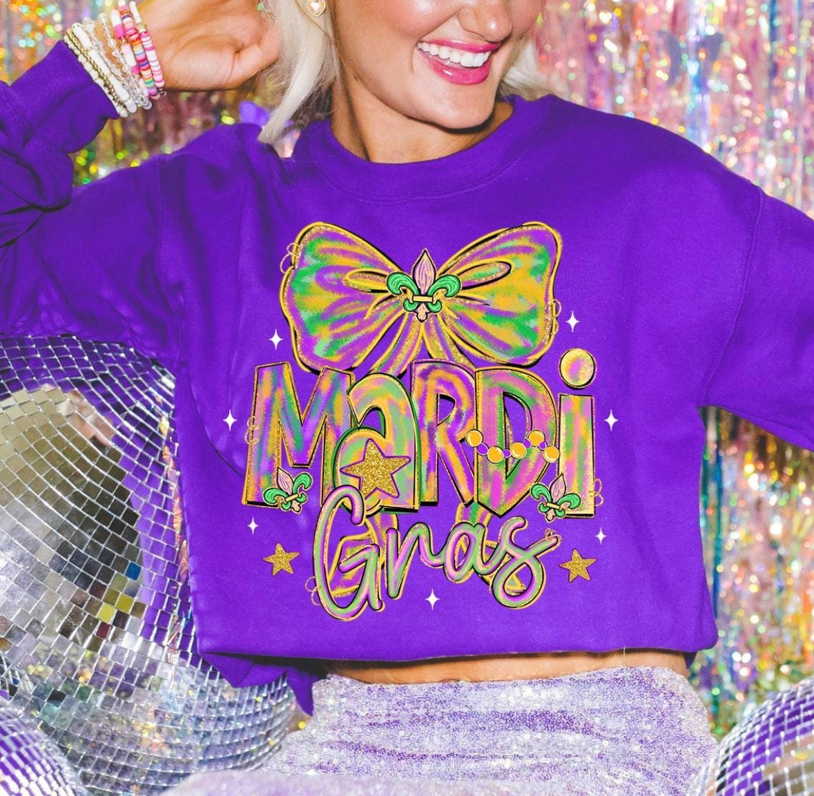 Mardi Gras DTF Graphics