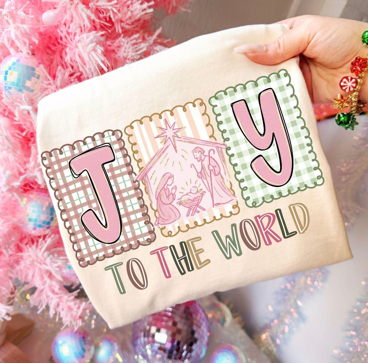 Joy To The World DTF Graphics
