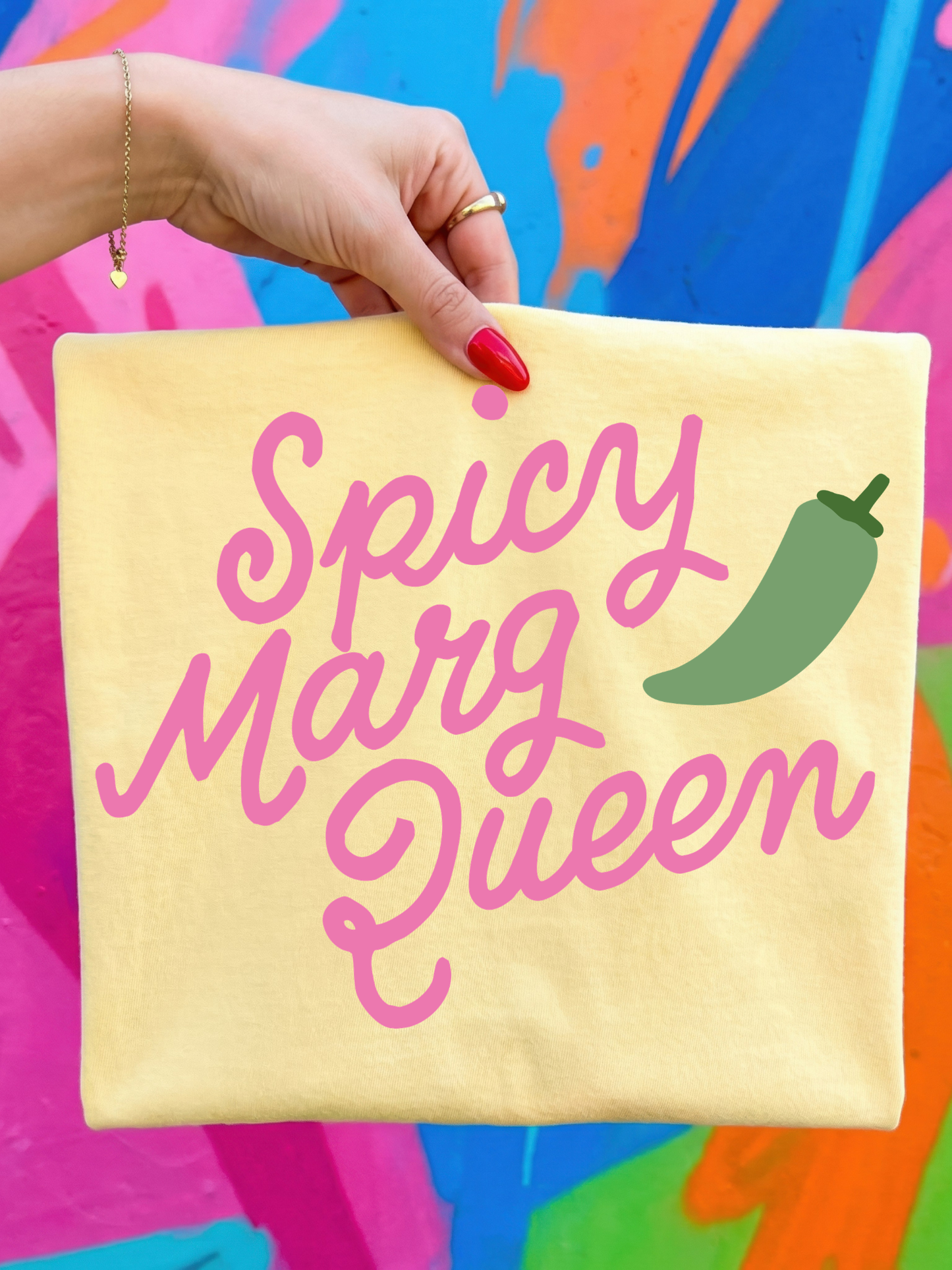 Spicy Marg Queen DTF Graphics