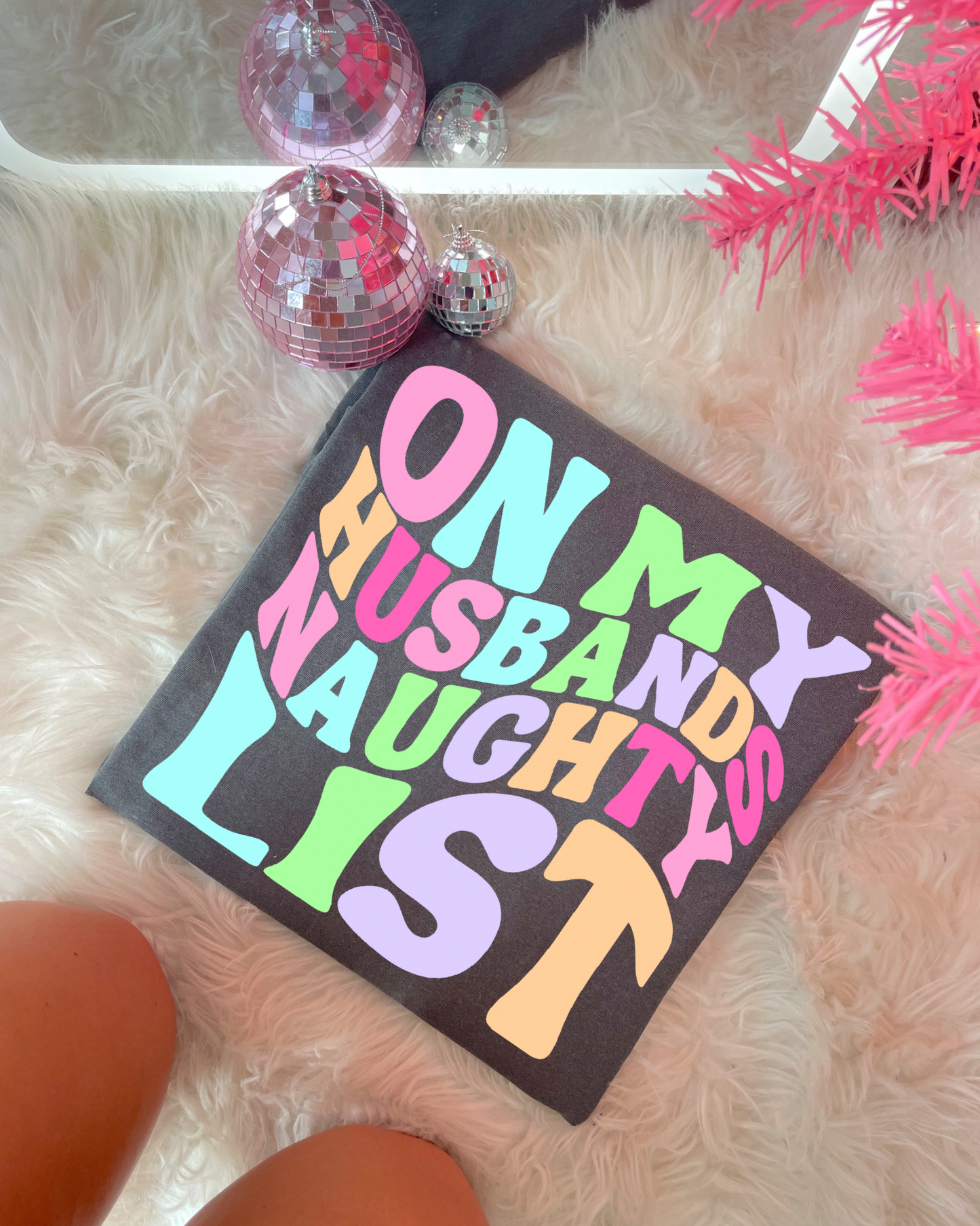 On My Husband’s Naughty List DTF Graphics