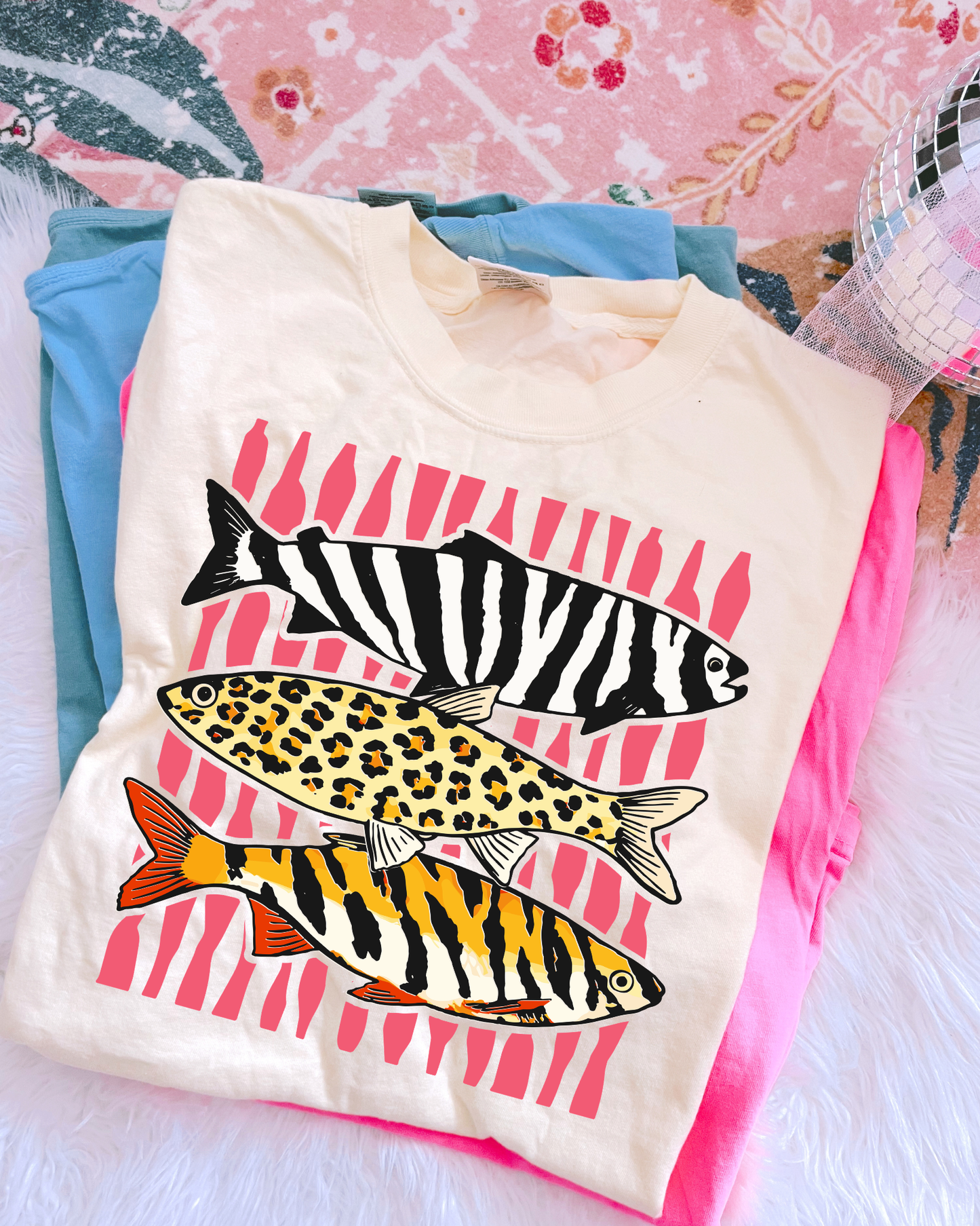 Preppy Fish DTF Graphics