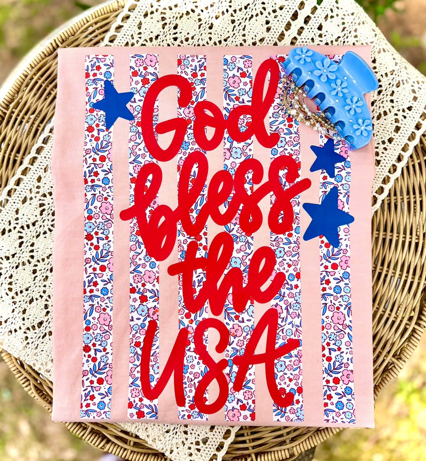 God Bless The USA DTF Graphics