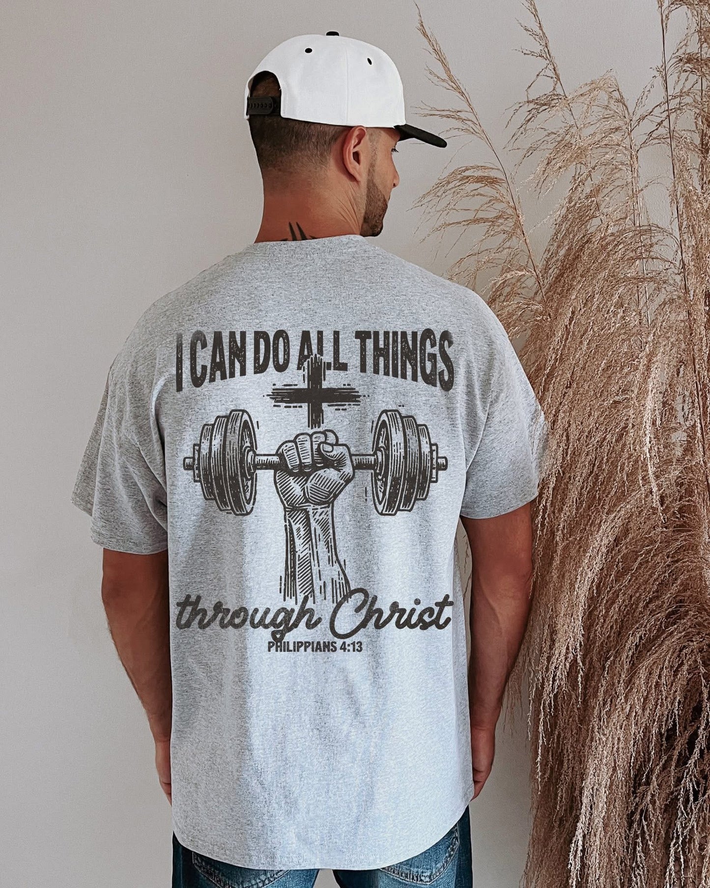I Can Do All Things Through Christ (on back) DTF Graphics