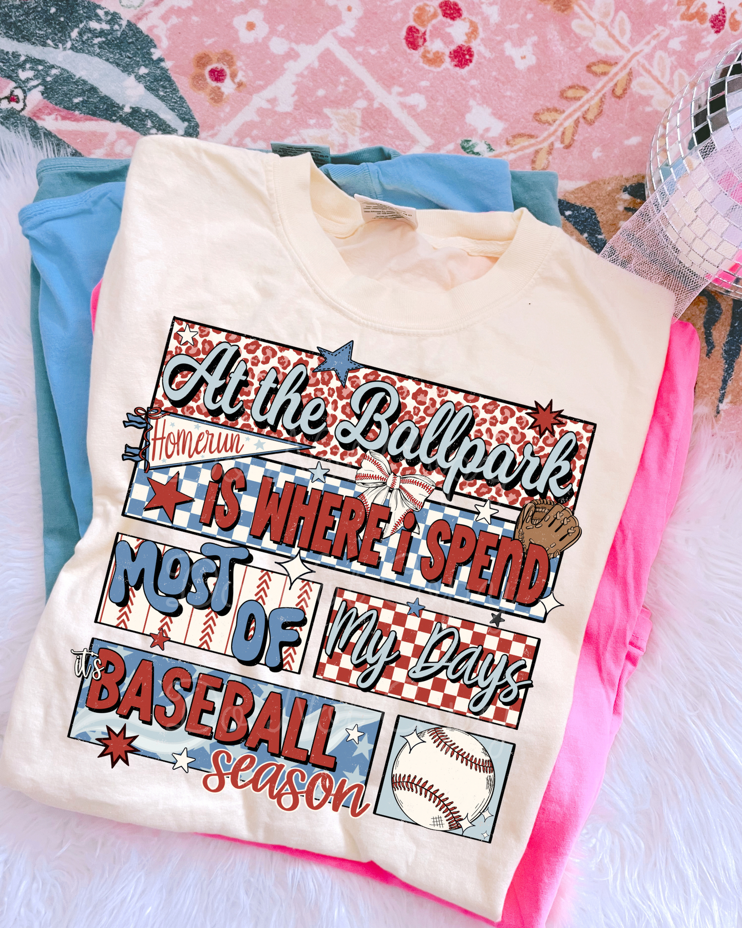 At The Ballpark DTF Graphics