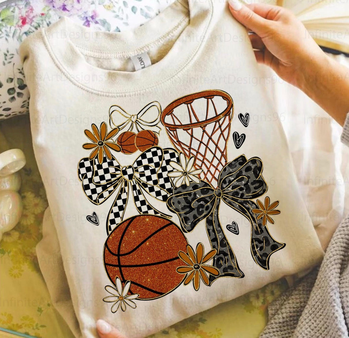 Basketball Elements DTF Graphics